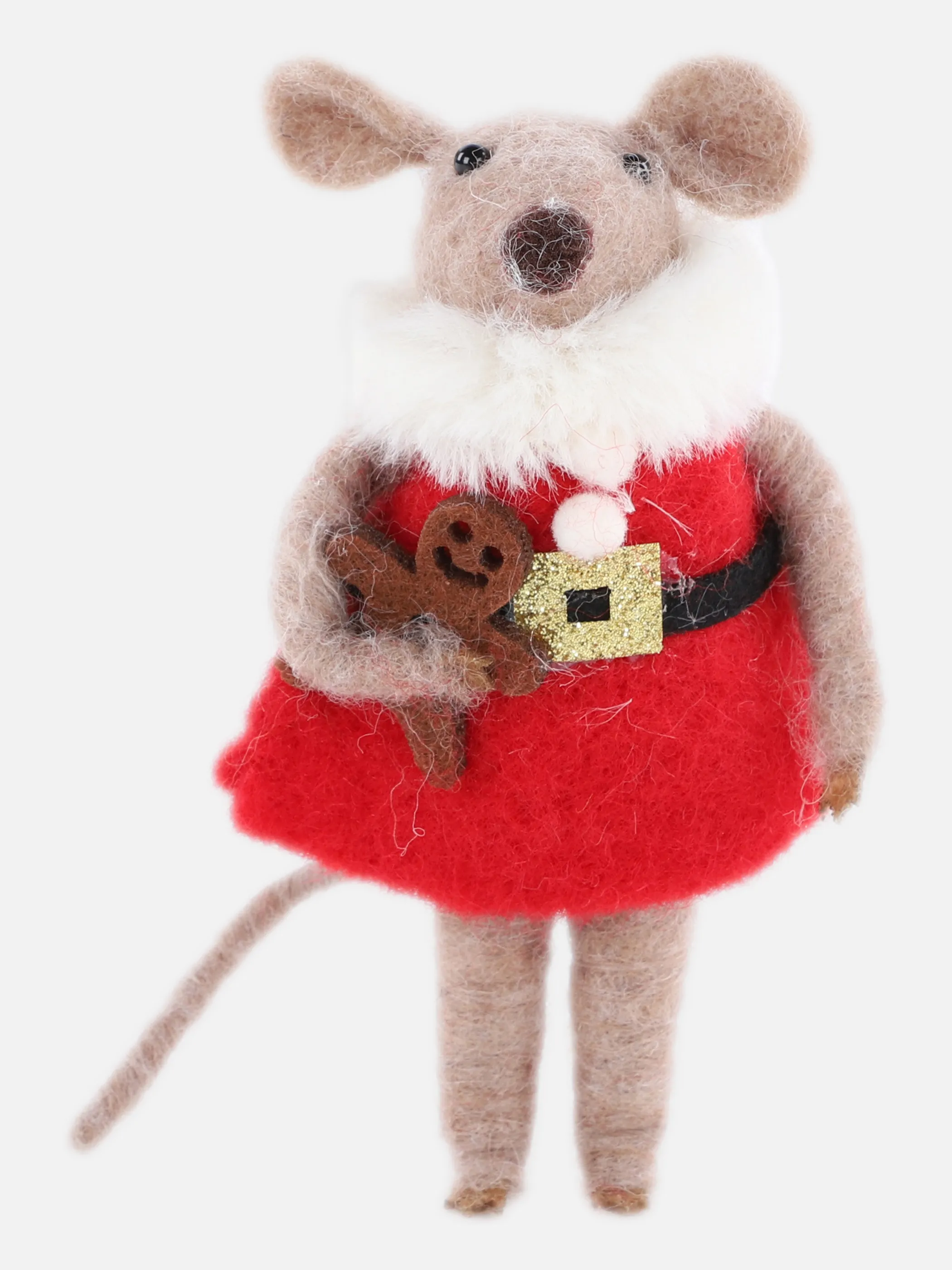 Weihnachten Mäuse Dame H 11cm Rot 866250 ROT/WEIß 1