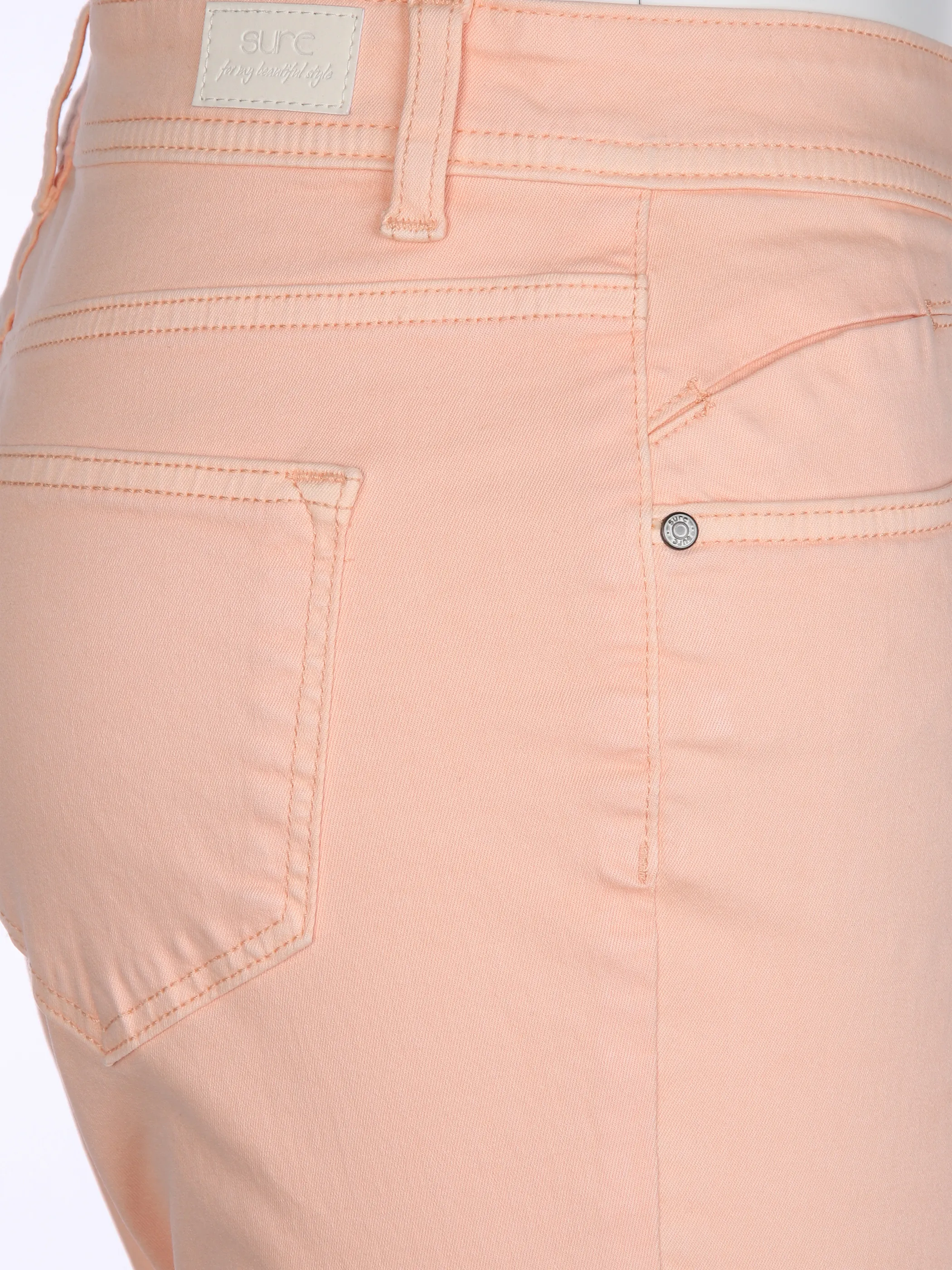 Sure Da-Bermuda slimfit Orange 893394 APRICOT 4