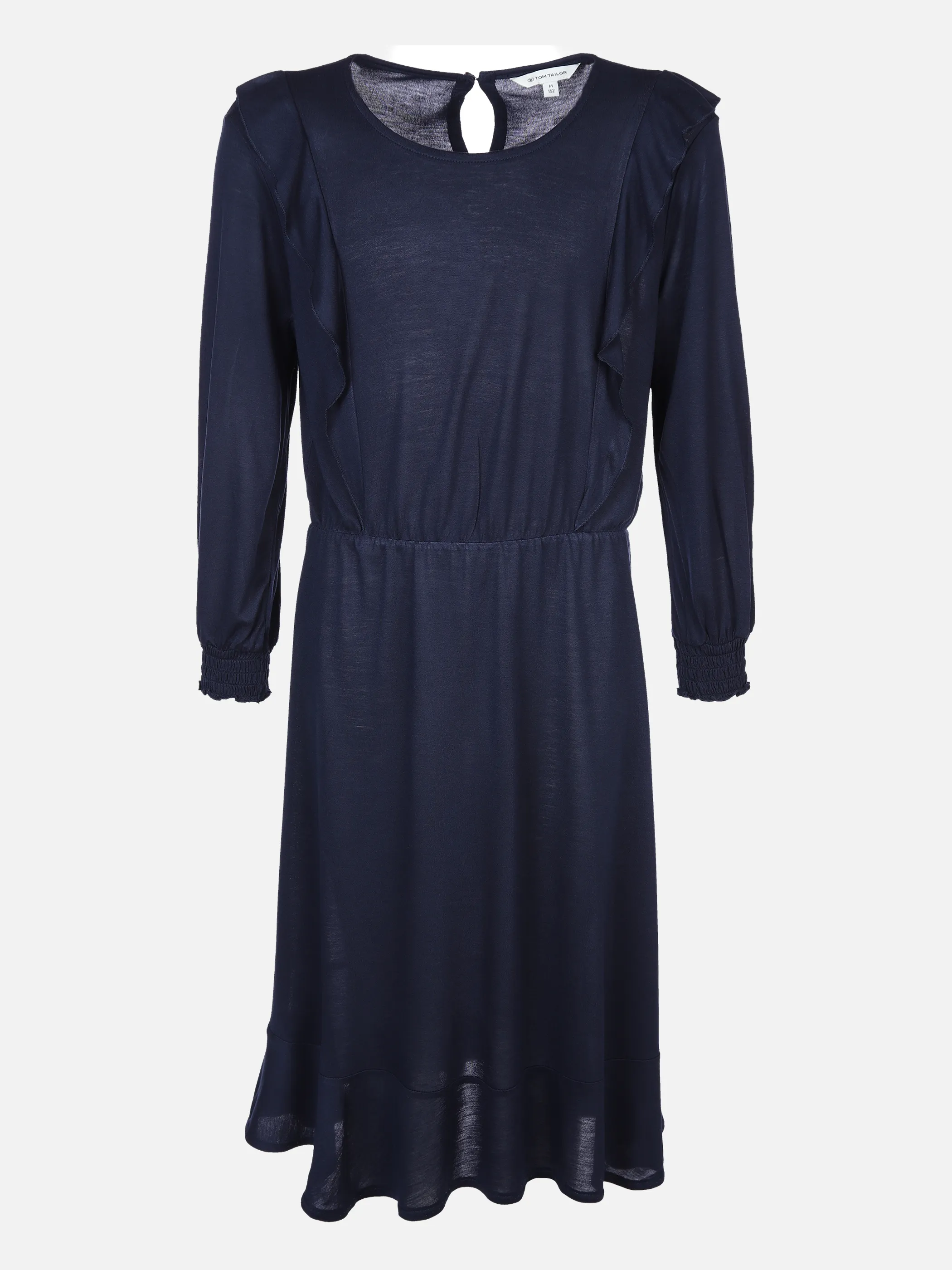 Tom Tailor 1031238 ruffled dress Blau 862632 10668 1 Tom Tailor 1031238 ruffled dress Blau 862632 10668 1