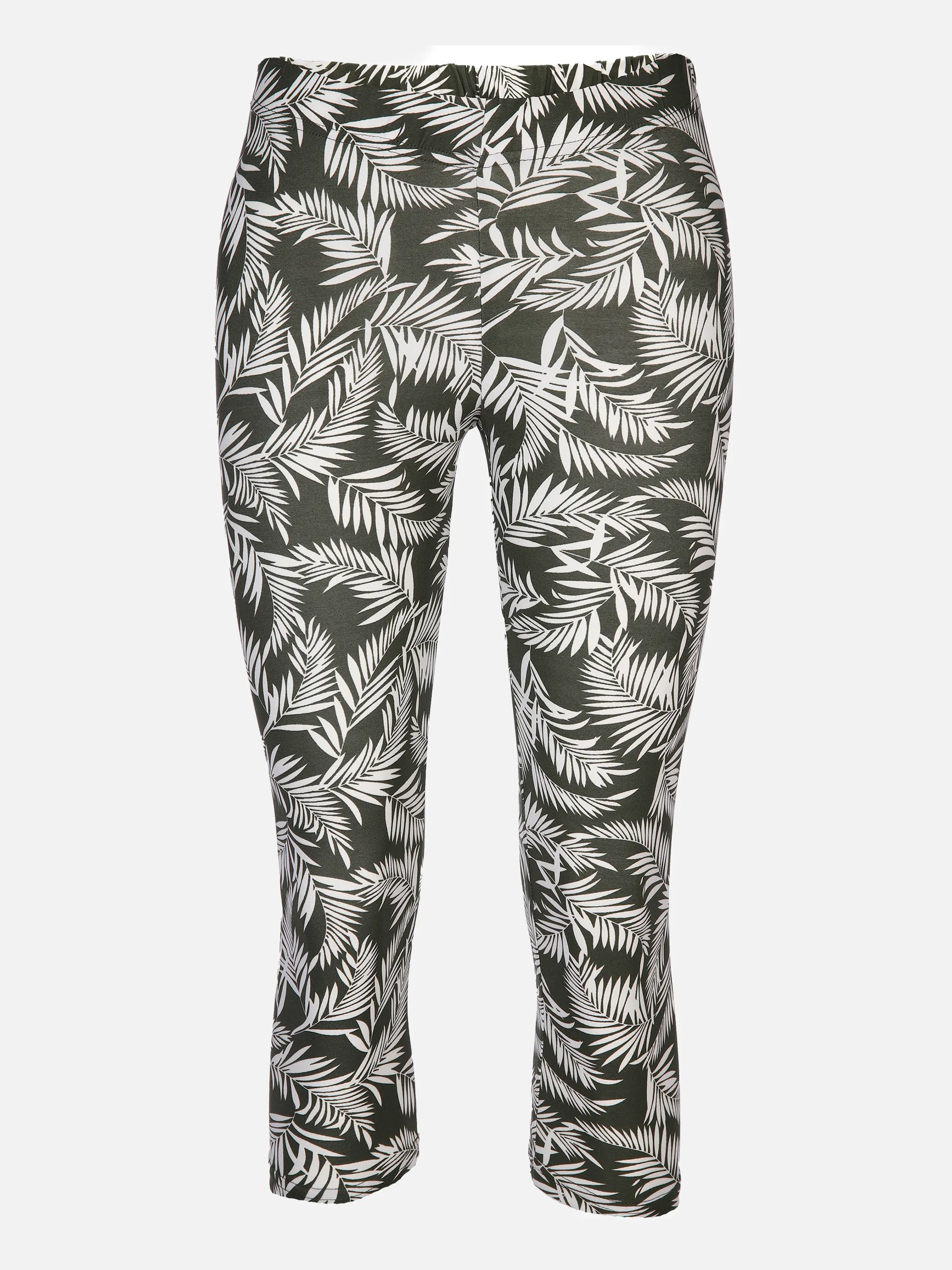 Sure Da-Capri-Leggings m. Alloverpr Grün 867853 OLIVE/OFF 1 Sure Da-Capri-Leggings m. Alloverpr Grün 867853 OLIVE/OFF 1