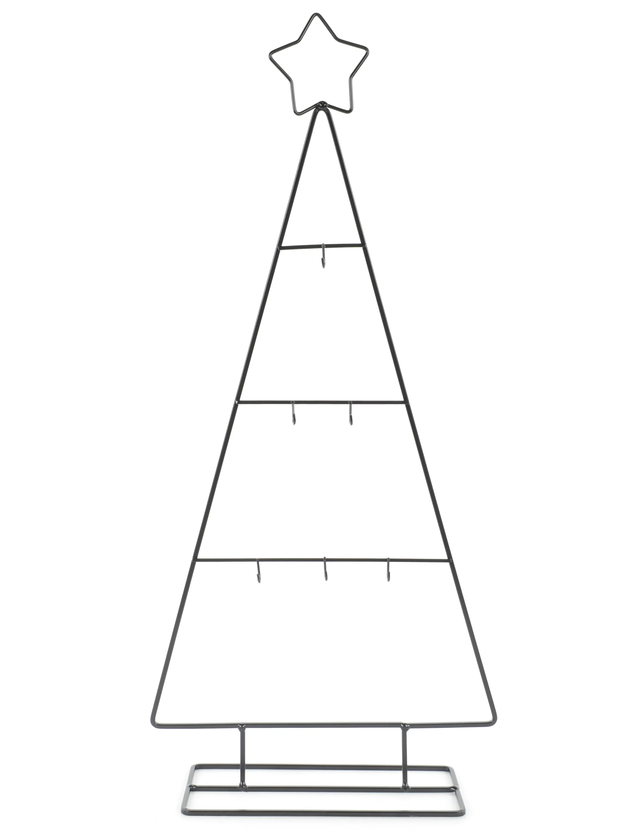 Weihnachten Weihnachtsbaum Eisen ca 60cm Schwarz 900288 SCHWARZ 1 Weihnachten Weihnachtsbaum Eisen ca 60cm Schwarz 900288 SCHWARZ 1