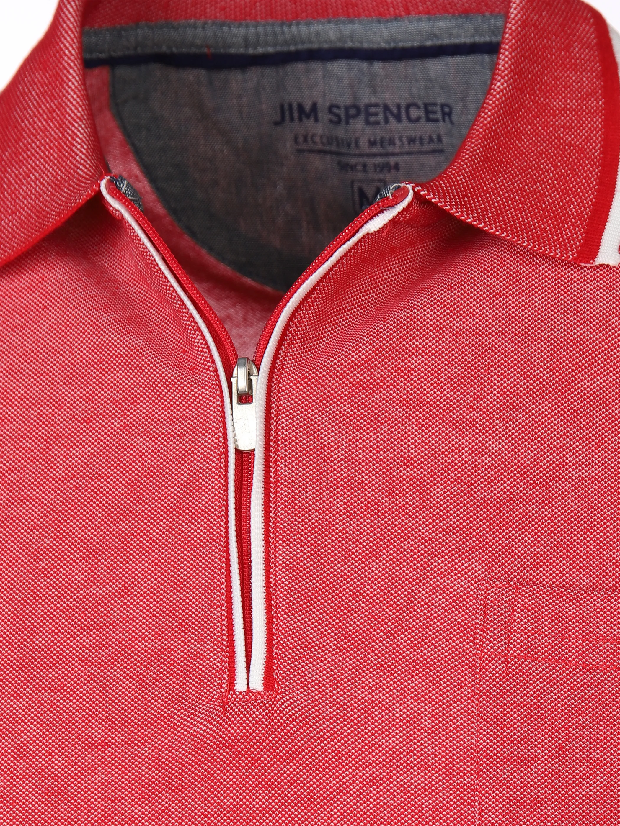 Jim Spencer He. Poloshirt 1/2 Arm twisted RV Rot 873032 RED 3 Jim Spencer He. Poloshirt 1/2 Arm twisted RV Rot 873032 RED 3
