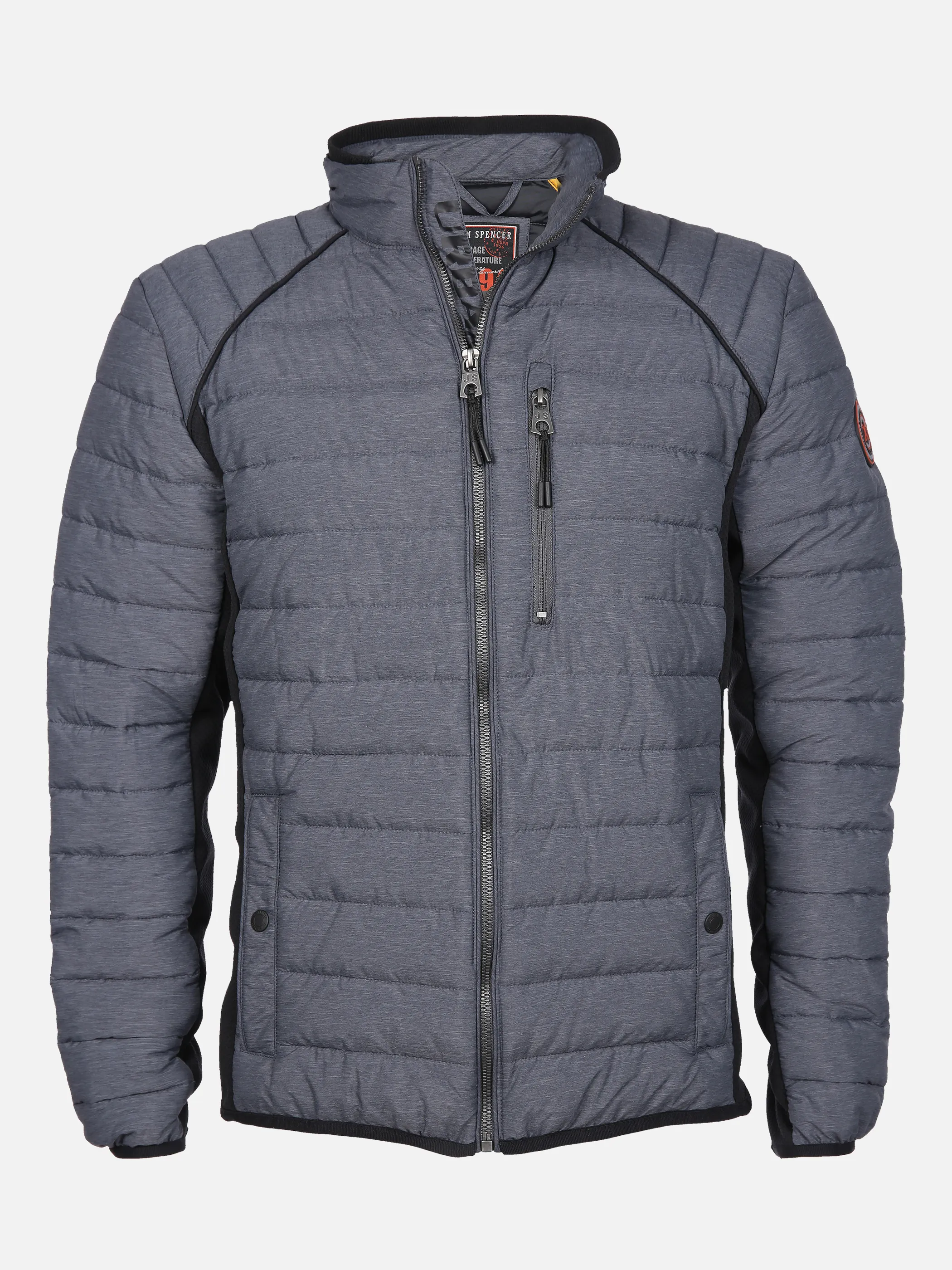 Jim Spencer He. Hybrid- Steppjacke batch Grau 856101 GREY MEL 1 Jim Spencer He. Hybrid- Steppjacke batch Grau 856101 GREY MEL 1