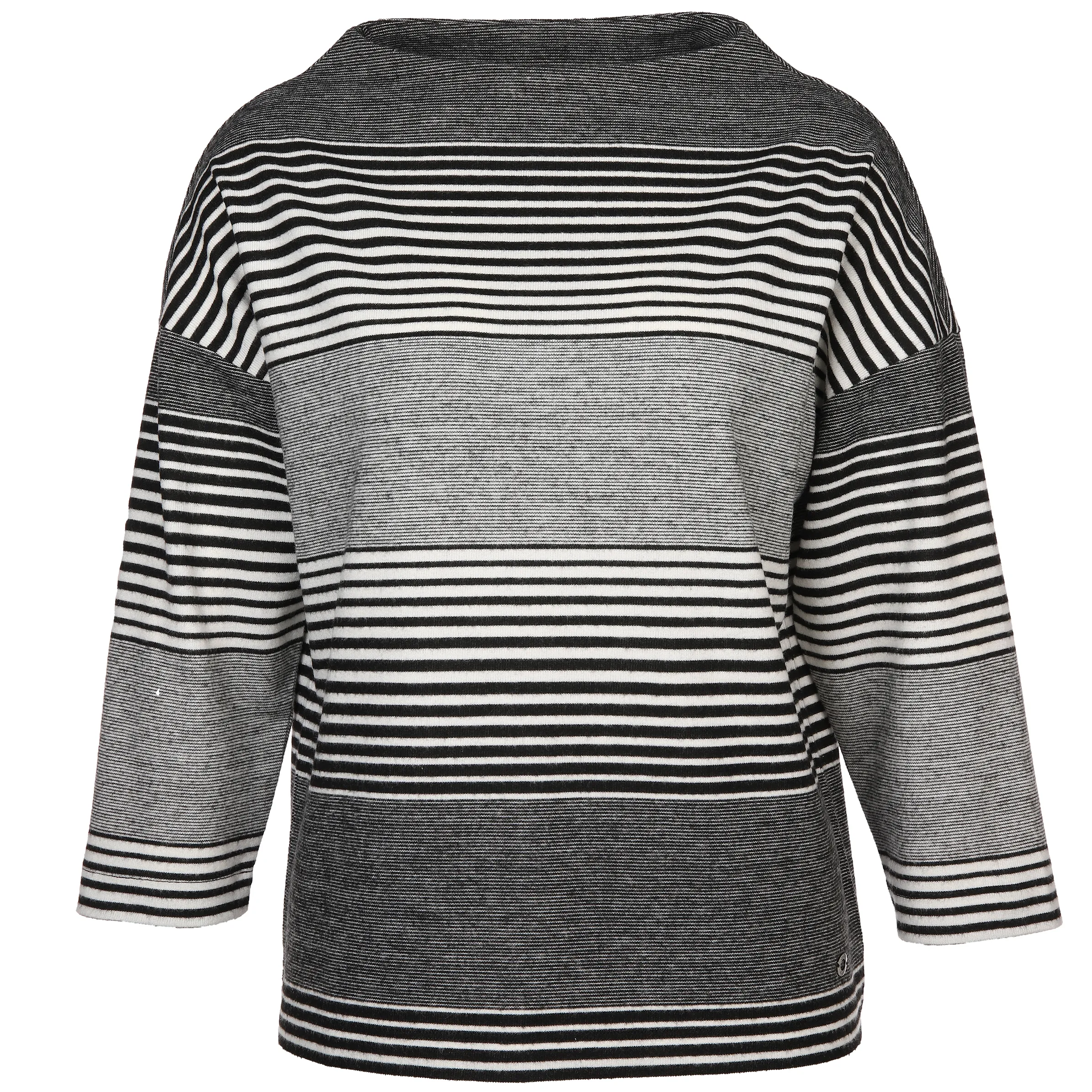 Lisa Tossa Da-Flauschshirt m. Ringel Schwarz 880637 SCHWARZ GE 1 Lisa Tossa Da-Flauschshirt m. Ringel Schwarz 880637 SCHWARZ GE 1