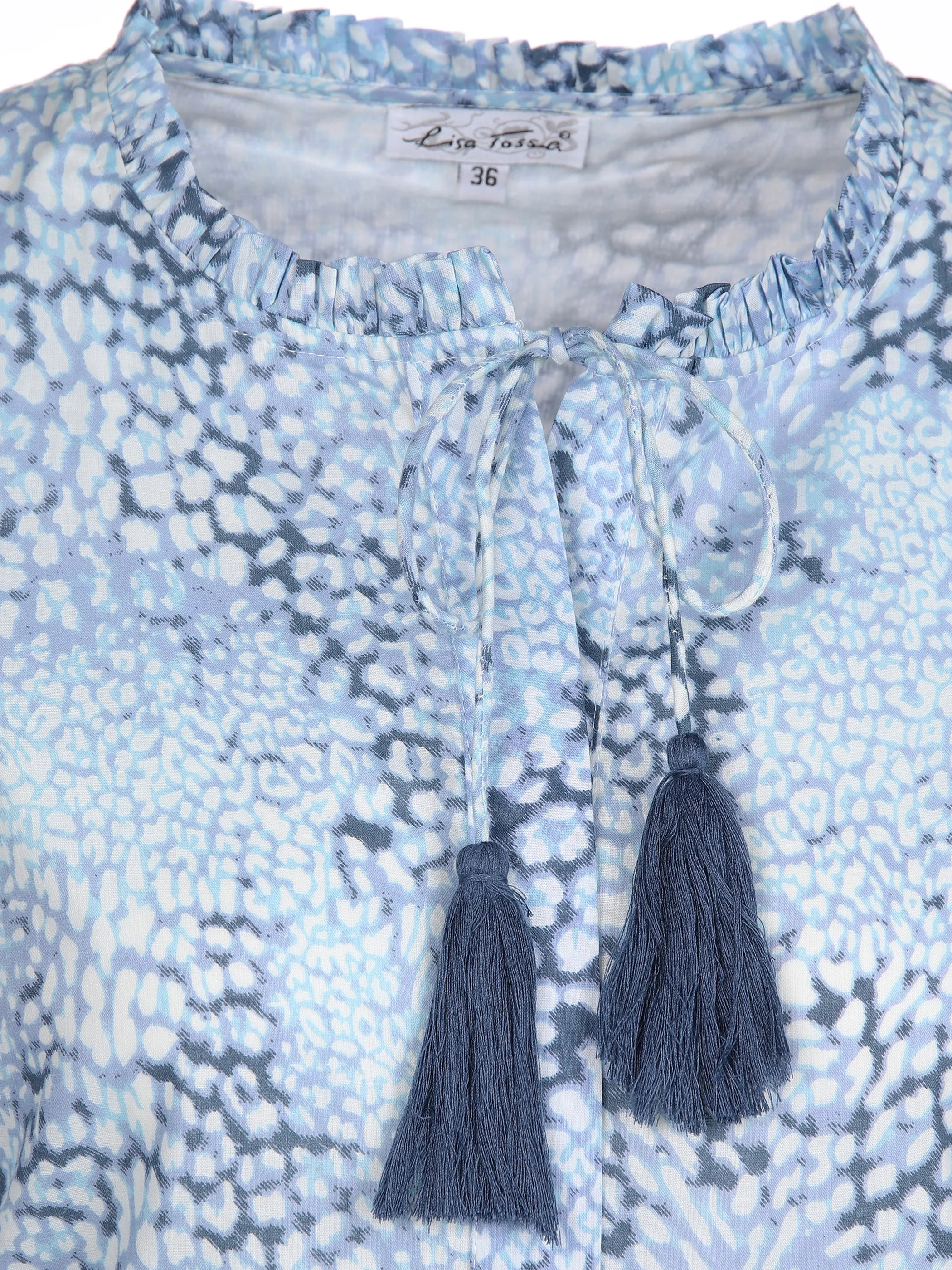 Lisa Tossa Da-Midi-Kleid m. Alloverprint Blau 862728 BLAU GEM. 3 Lisa Tossa Da-Midi-Kleid m. Alloverprint Blau 862728 BLAU GEM. 3