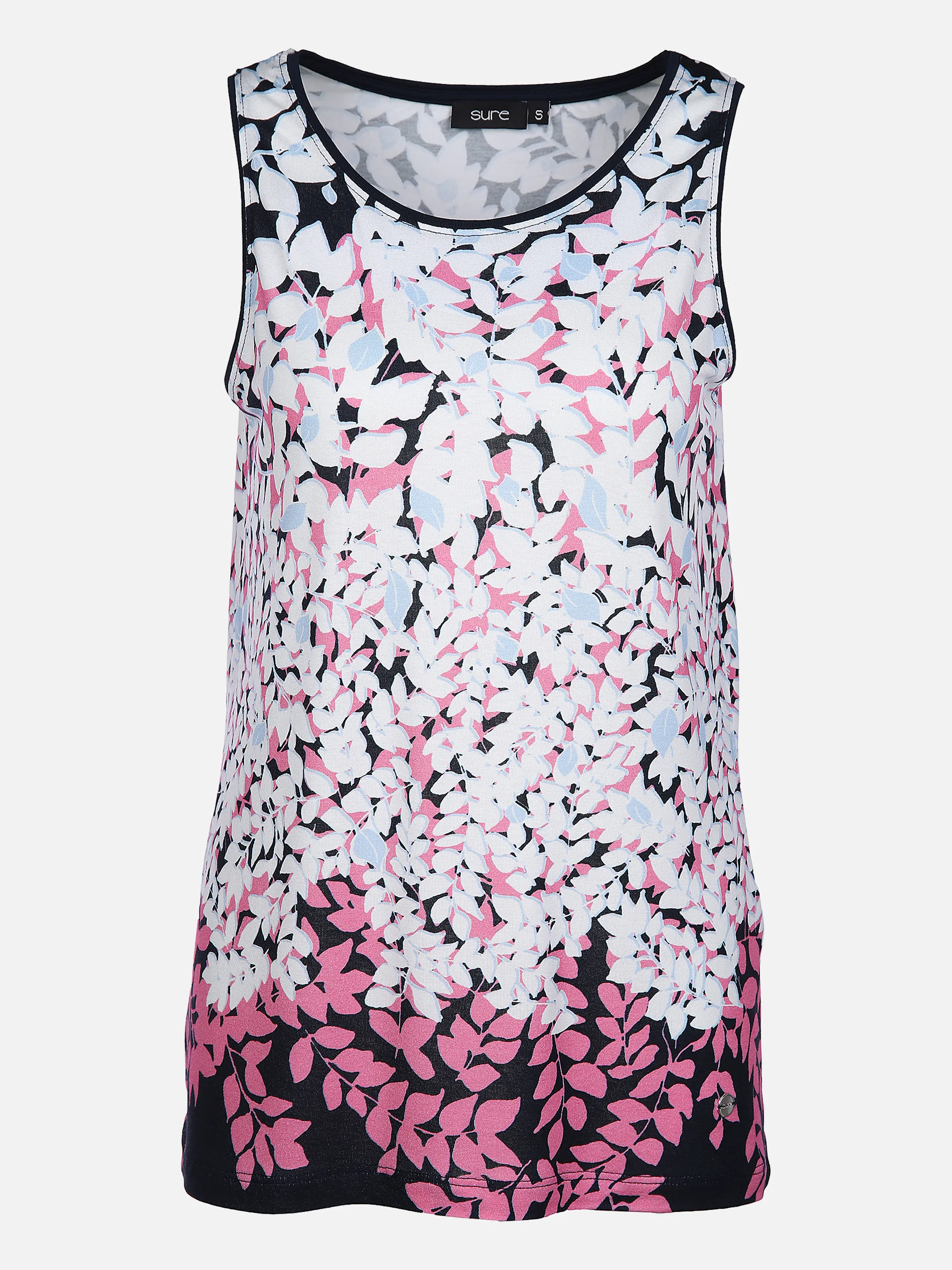 Sure Da-Jerseytop m.Bordürenprint Blau 867961 MARINE/PIN 1 Sure Da-Jerseytop m.Bordürenprint Blau 867961 MARINE/PIN 1