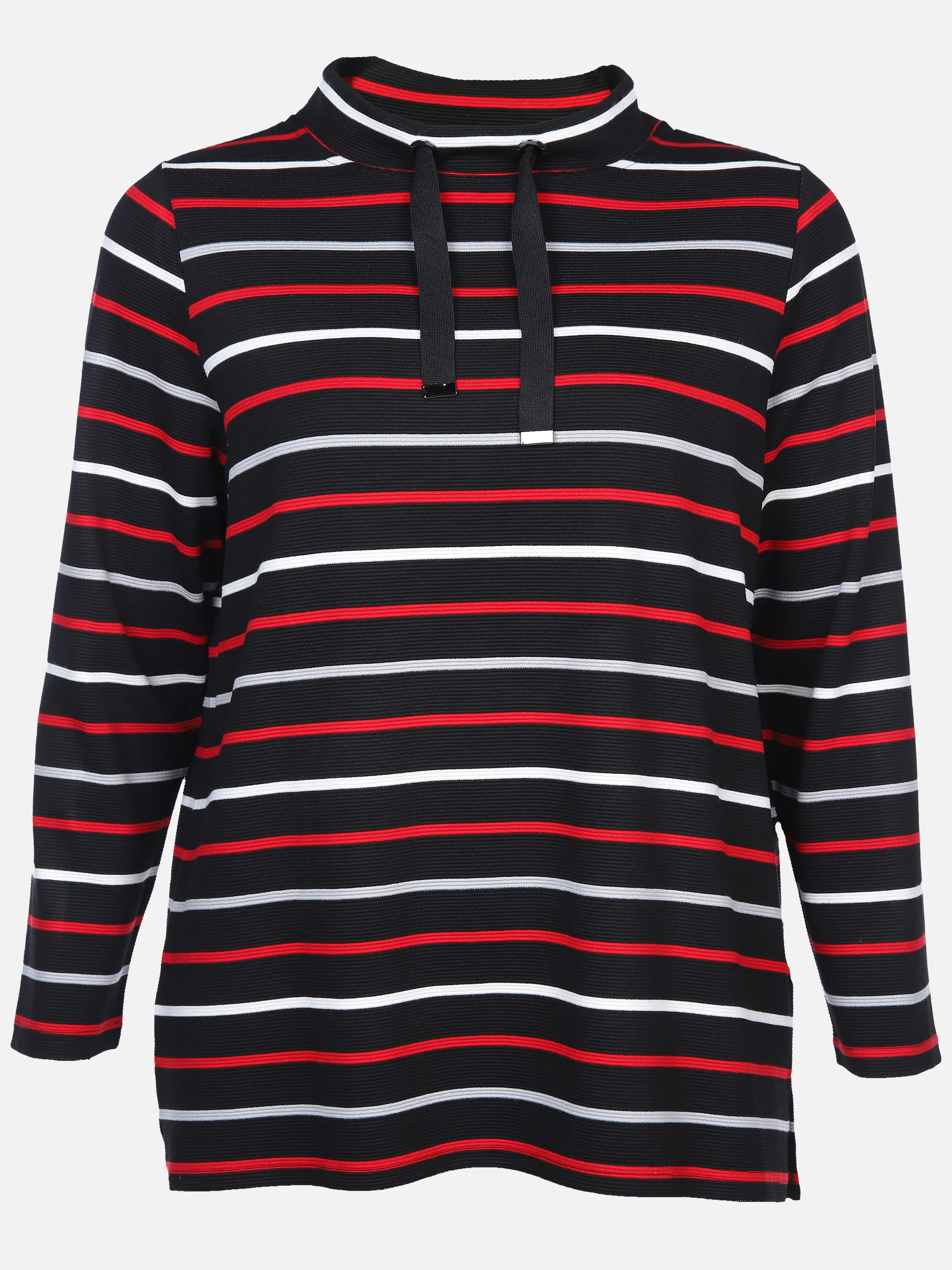 Sonja Blank Da-gr.Gr. Ringel-Sweatshirt Schwarz 900442 SW/ROT 1 Sonja Blank Da-gr.Gr. Ringel-Sweatshirt Schwarz 900442 SW/ROT 1