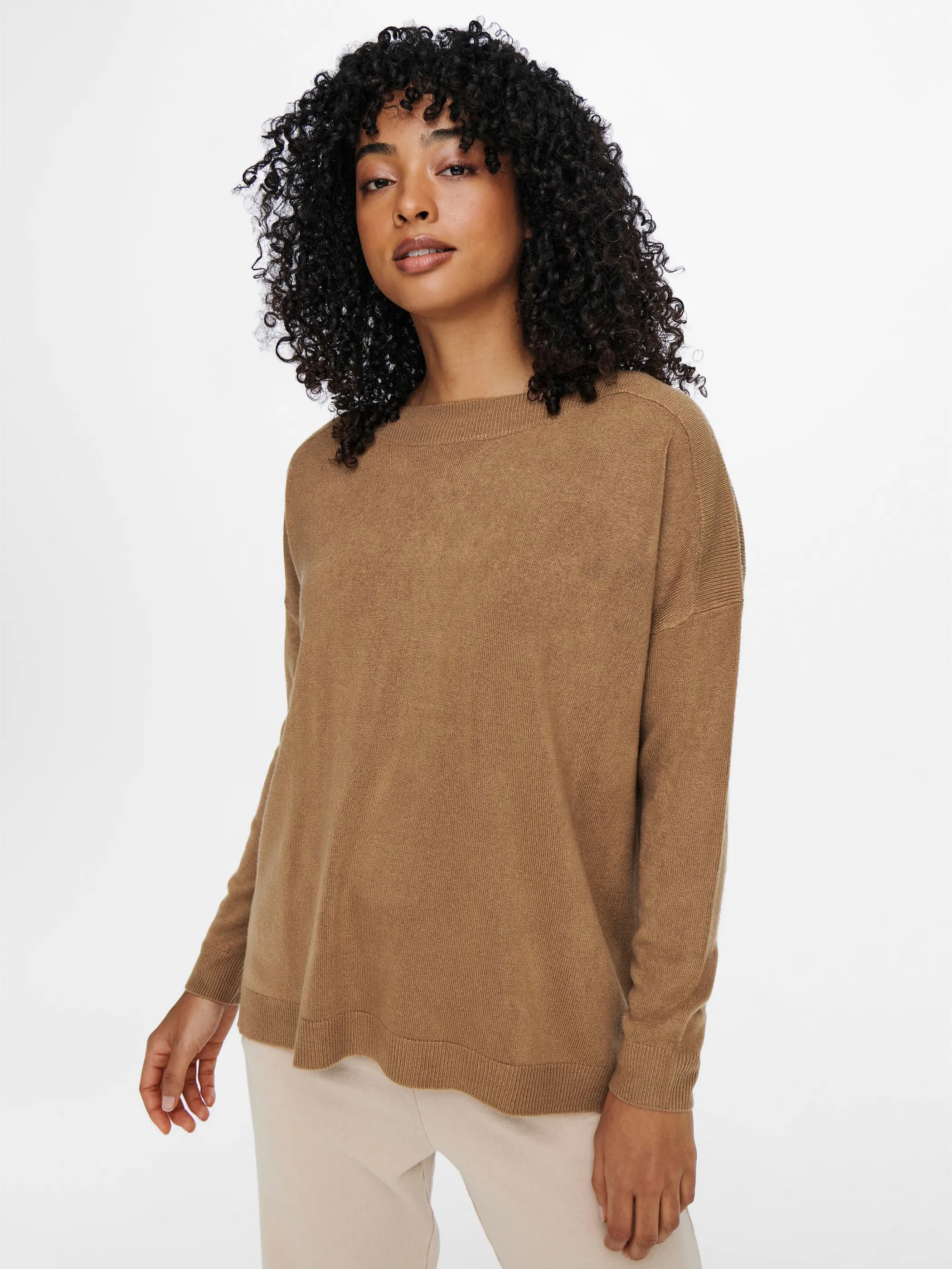 Only 15231415 ONLAMALIA L/S BOATNEC Braun 855064 227035 5 Only 15231415 ONLAMALIA L/S BOATNEC Braun 855064 227035 5