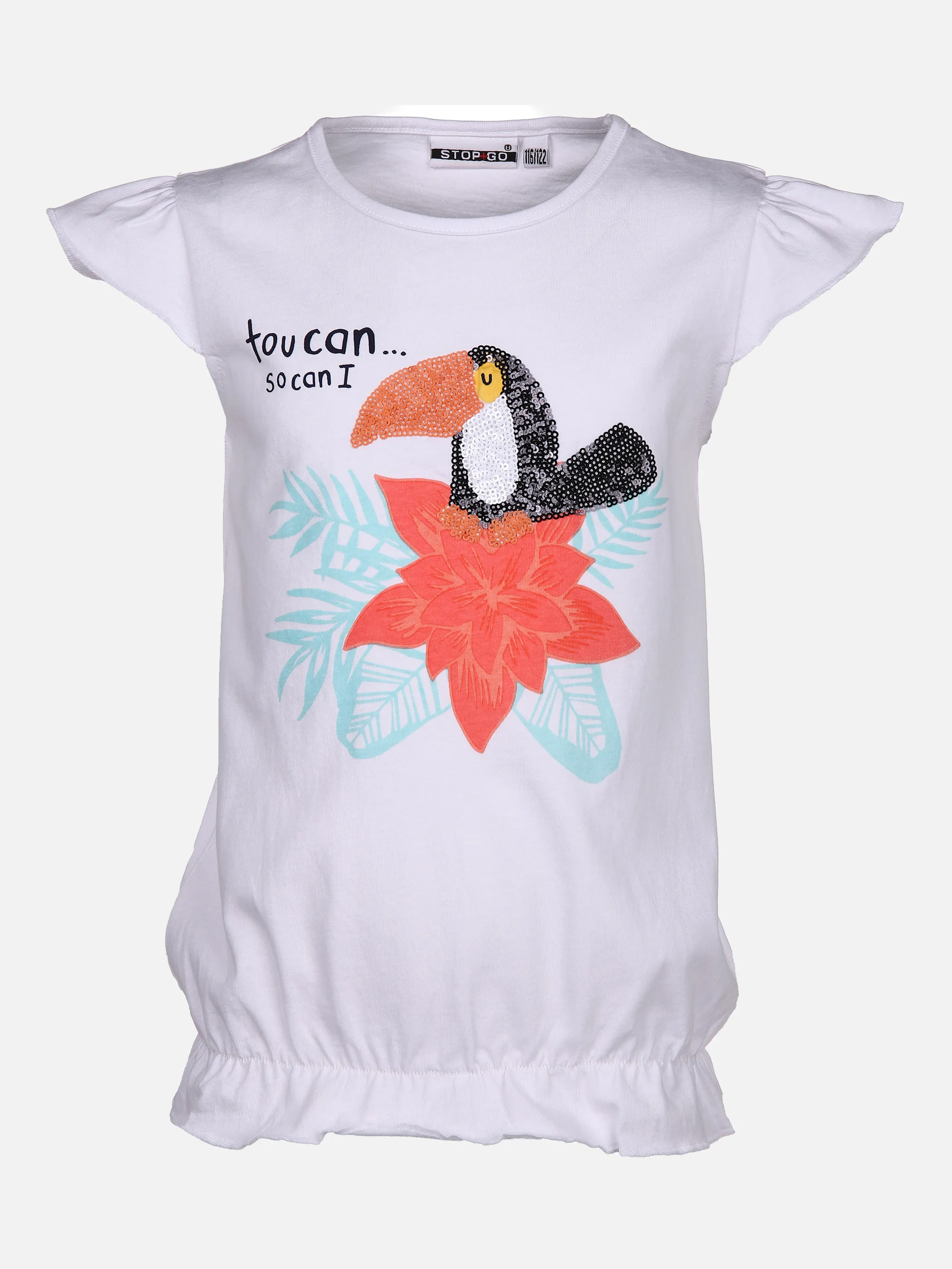 Stop + Go MG TShirt weiß Schmetterlings- Weiß 853575 WEIß 1 Stop + Go MG TShirt weiß Schmetterlings- Weiß 853575 WEIß 1