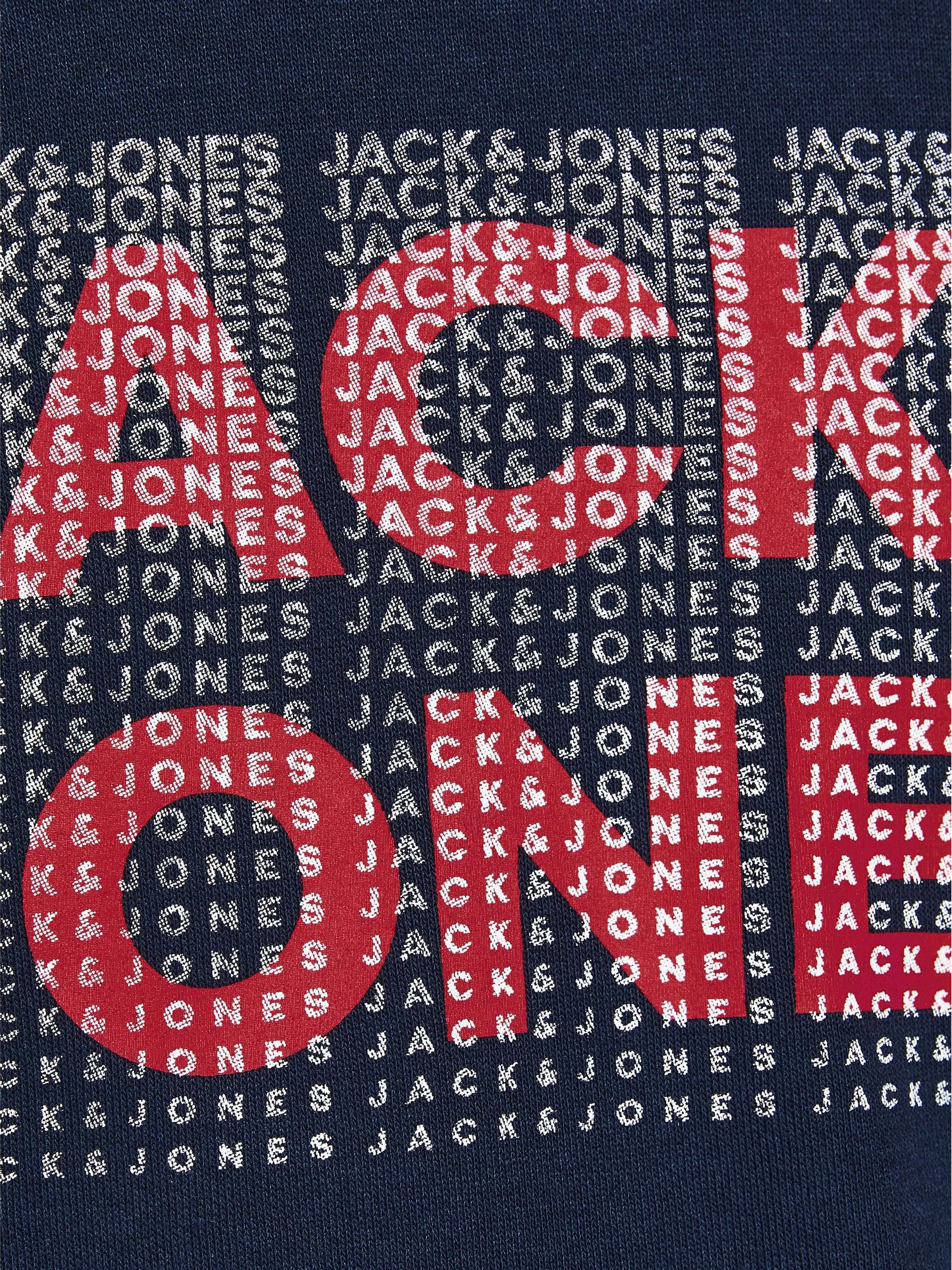 Jack&Jones Junior 12202171 JCOATHLESTAN SWEAT CR Blau 856512 175876 3