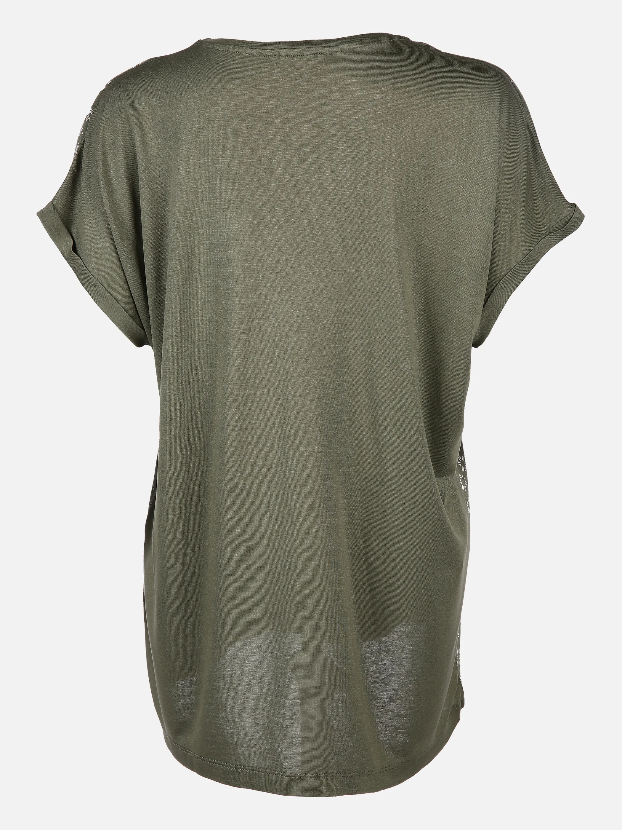 Sure Da-Materialmix-T-Shirt Grün 836705 OLIVE/WHIT 2 Sure Da-Materialmix-T-Shirt Grün 836705 OLIVE/WHIT 2