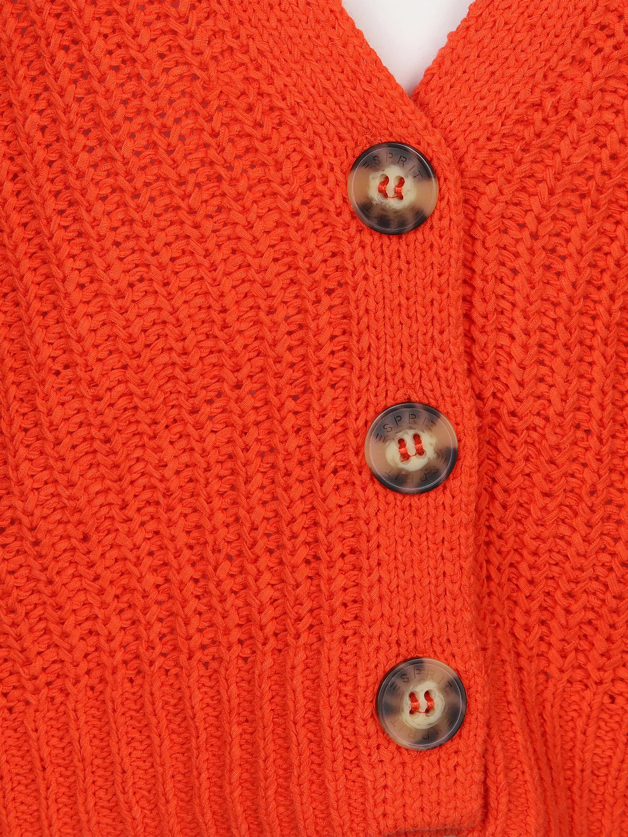 Esprit 023EE1I327 tape stitch cardigan Rot 875338 E635 3 Esprit 023EE1I327 tape stitch cardigan Rot 875338 E635 3