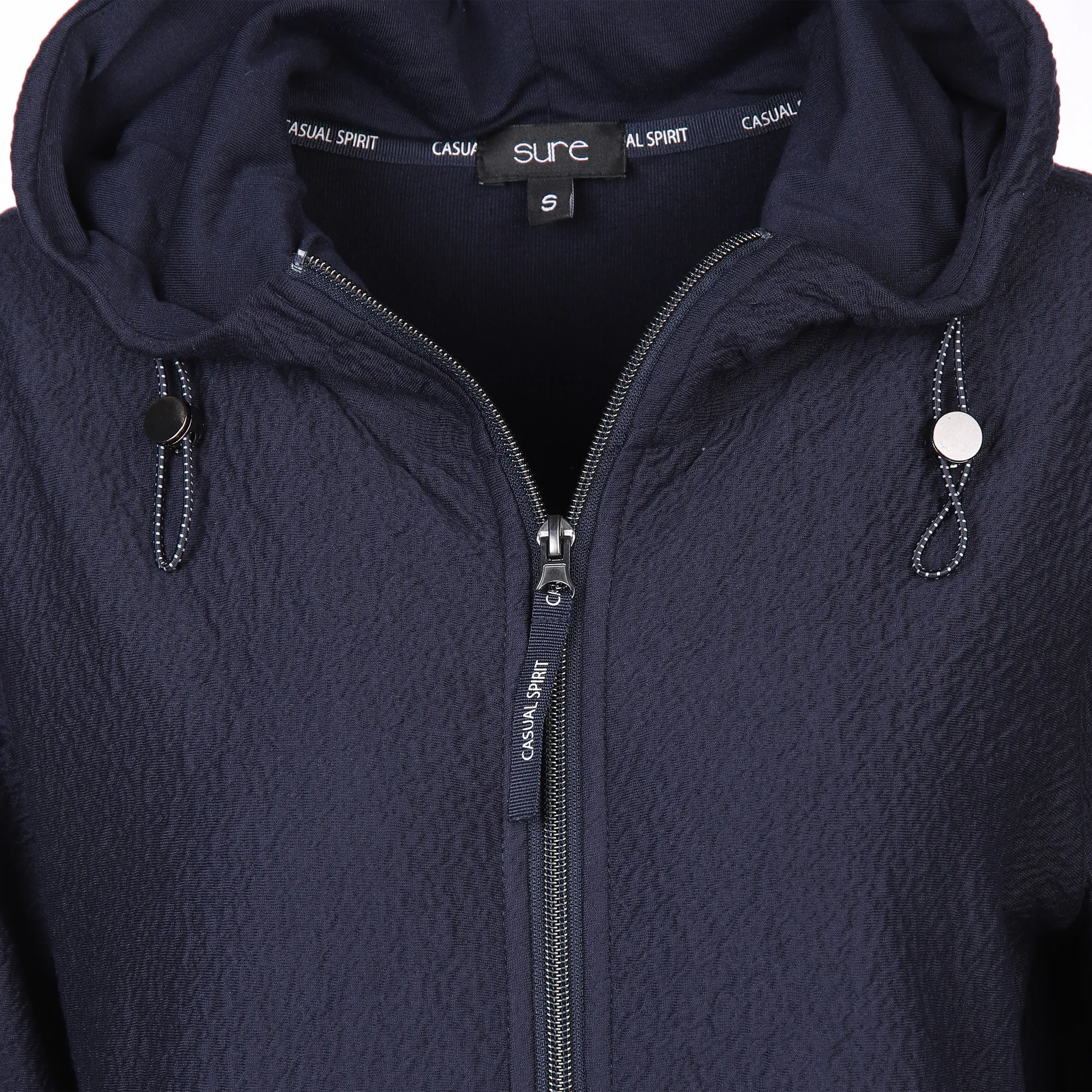 Sure Da-Struktursweatjacke m. Kapuz Marine 880492 MARINE 3