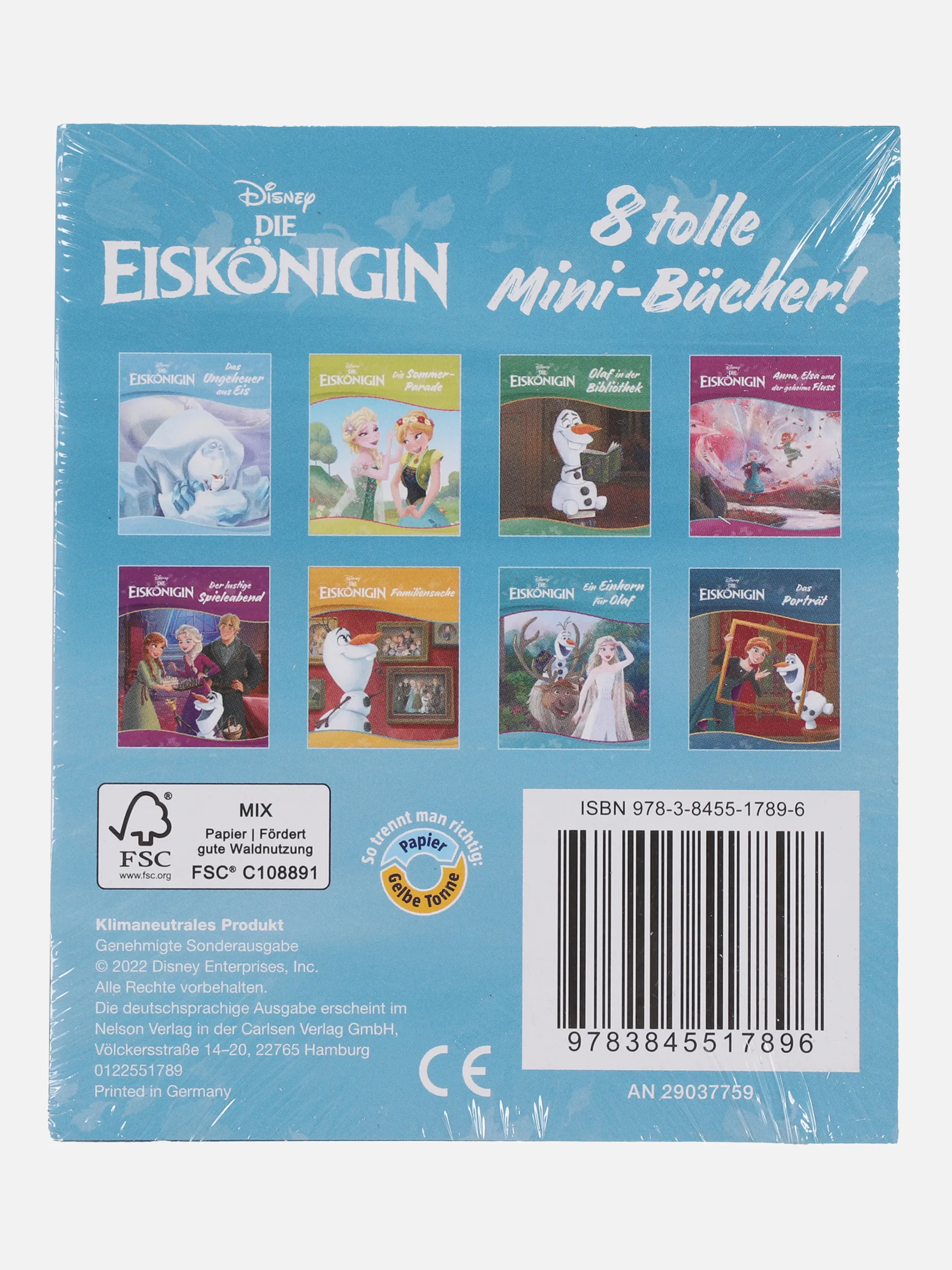 Spielzeug Kinder Minibuch 8er Pack Bunt 880439 EISKÖNIG 2
