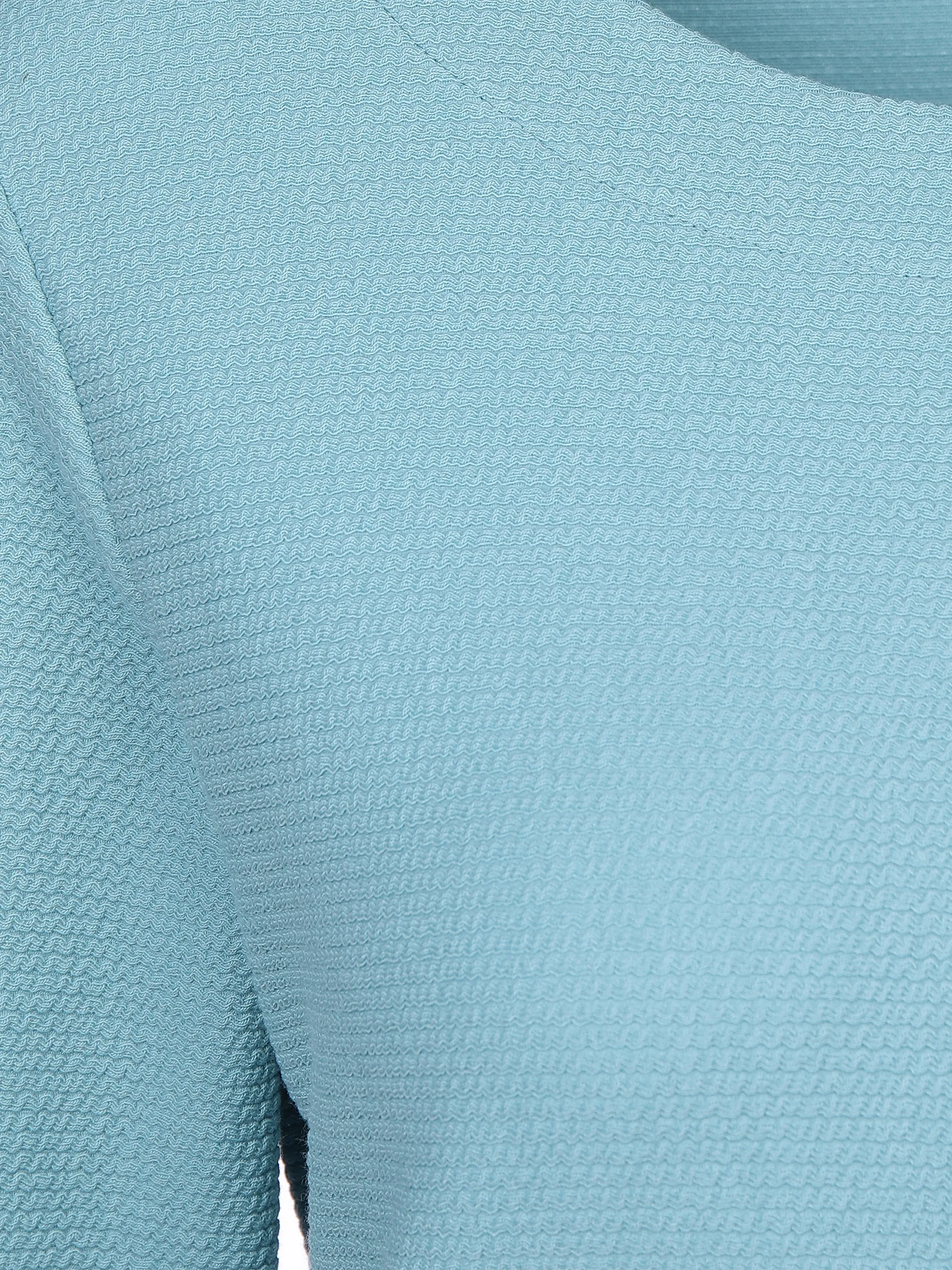 Lisa Tossa Da-Jaquardt-Sweatshirt Basic Blau 867608 MINZE 3 Lisa Tossa Da-Jaquardt-Sweatshirt Basic Blau 867608 MINZE 3