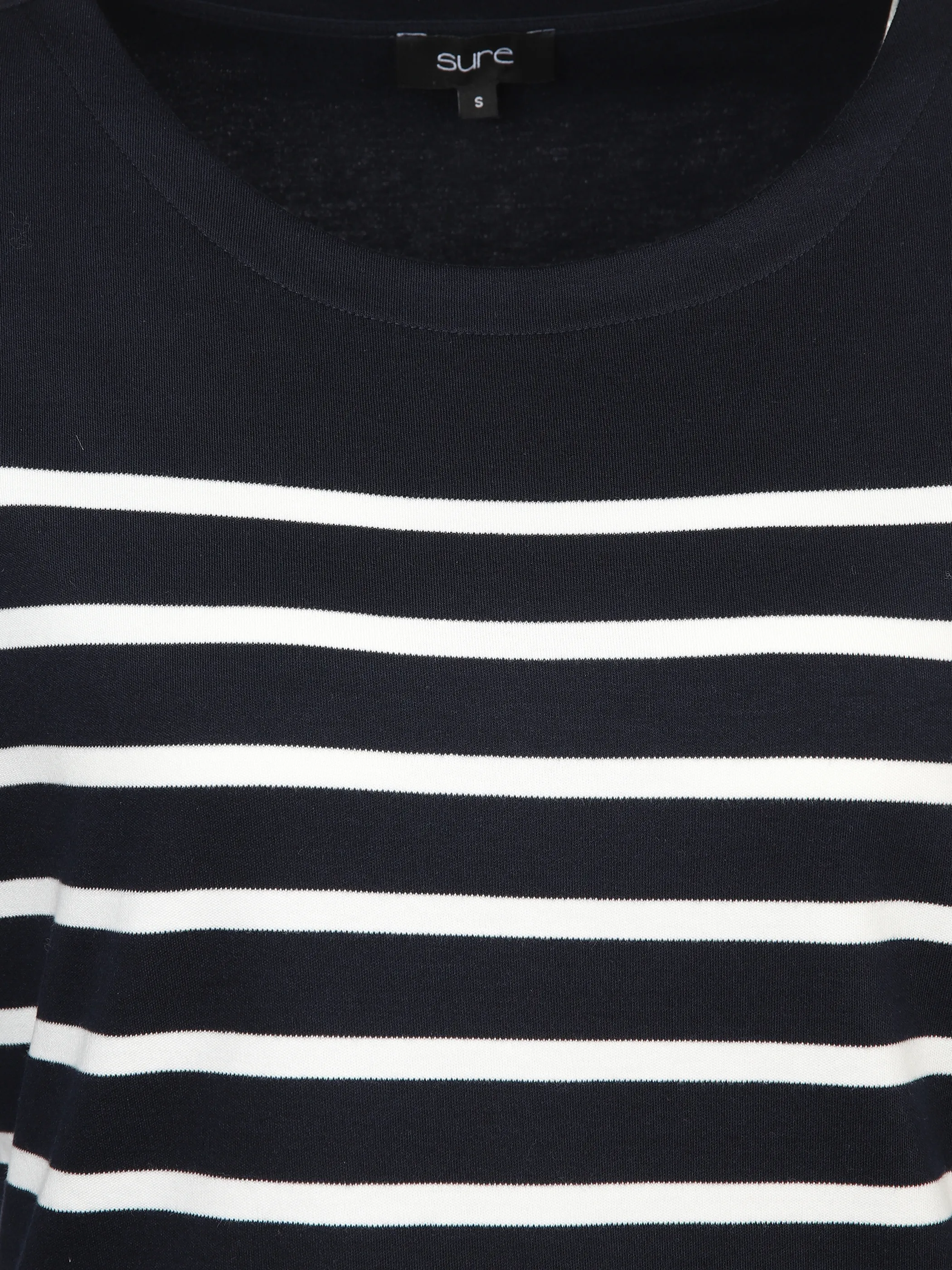 Sure Da-Streifenshirt m. 3/4 Arm Marine 889305 NAVY OFF 3 Sure Da-Streifenshirt m. 3/4 Arm Marine 889305 NAVY OFF 3