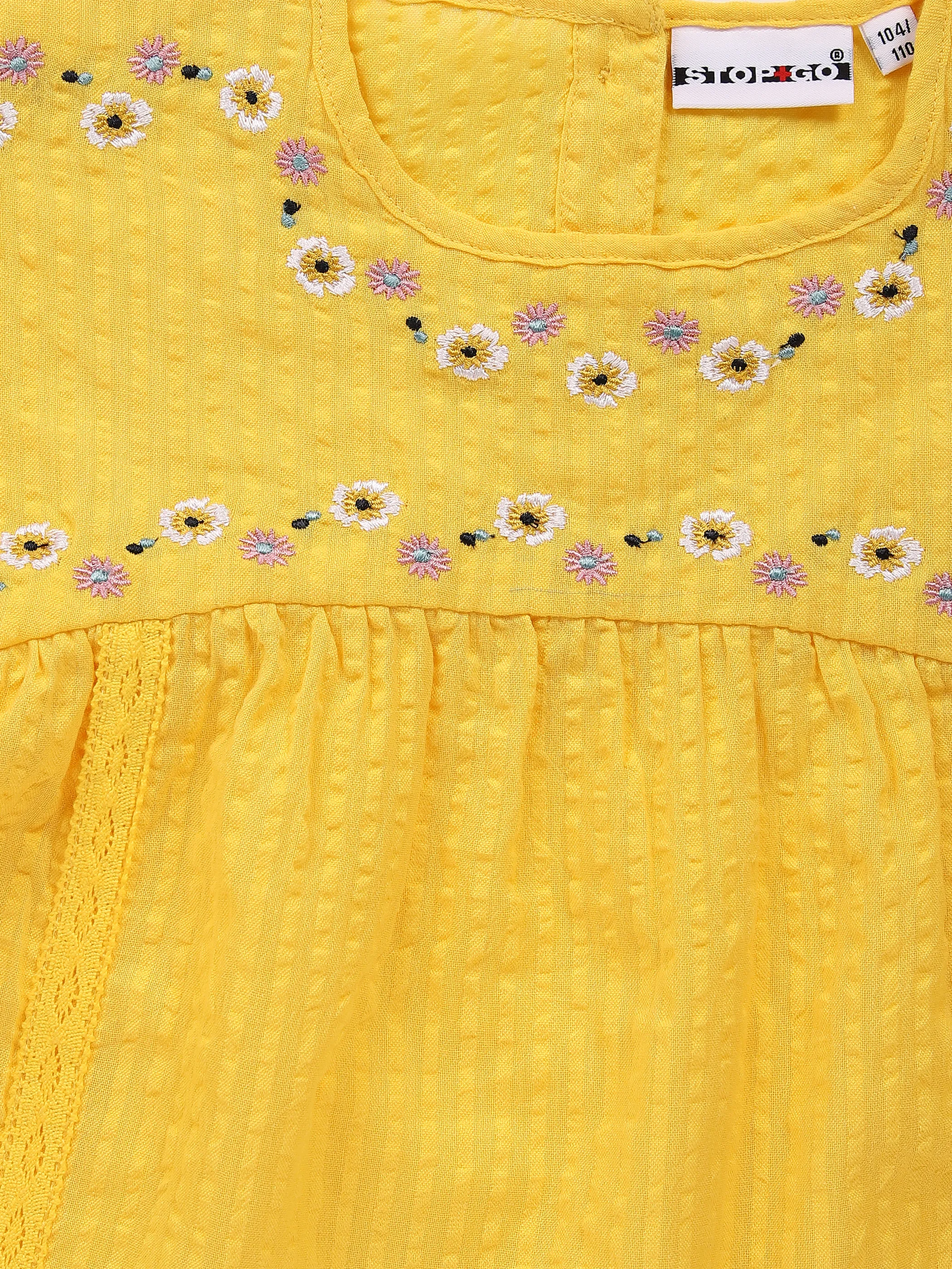 Stop + Go MG Bluse in gelb mit Blumen Gelb 852723 GELB 3 Stop + Go MG Bluse in gelb mit Blumen Gelb 852723 GELB 3