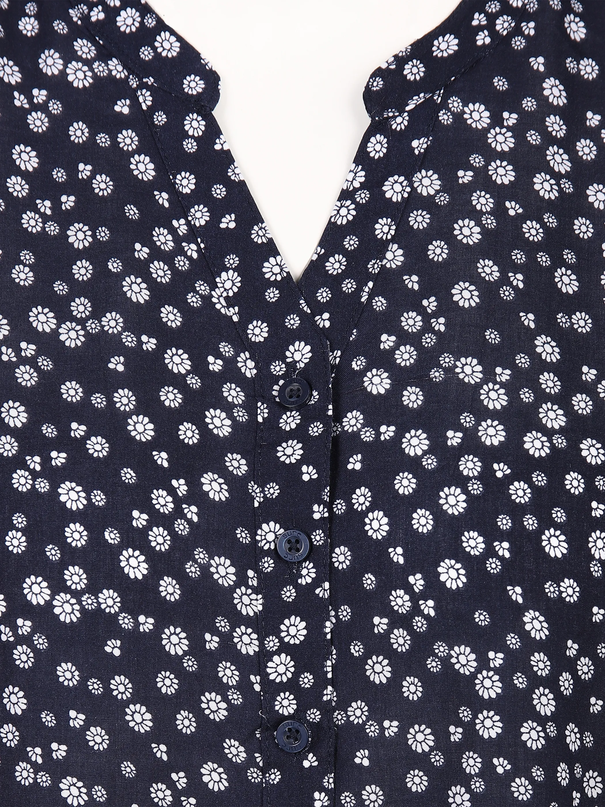 Sure Da-Alloverdruck-Bluse Blau 853372 NAVY 3 Sure Da-Alloverdruck-Bluse Blau 853372 NAVY 3