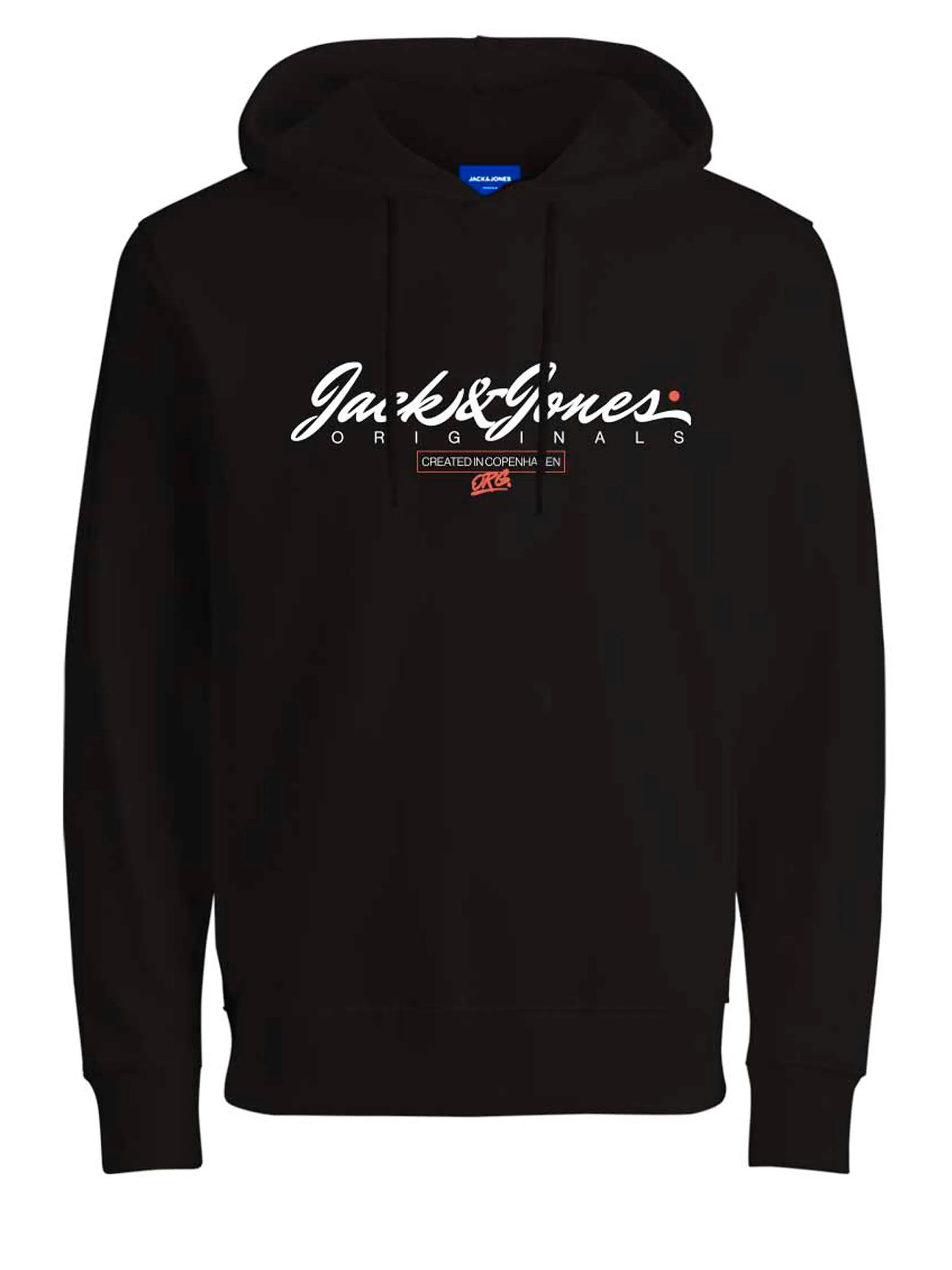 Jack Jones 12248905 JORSYMBOL SWEAT HOOD Schwarz 886119 178012 1
