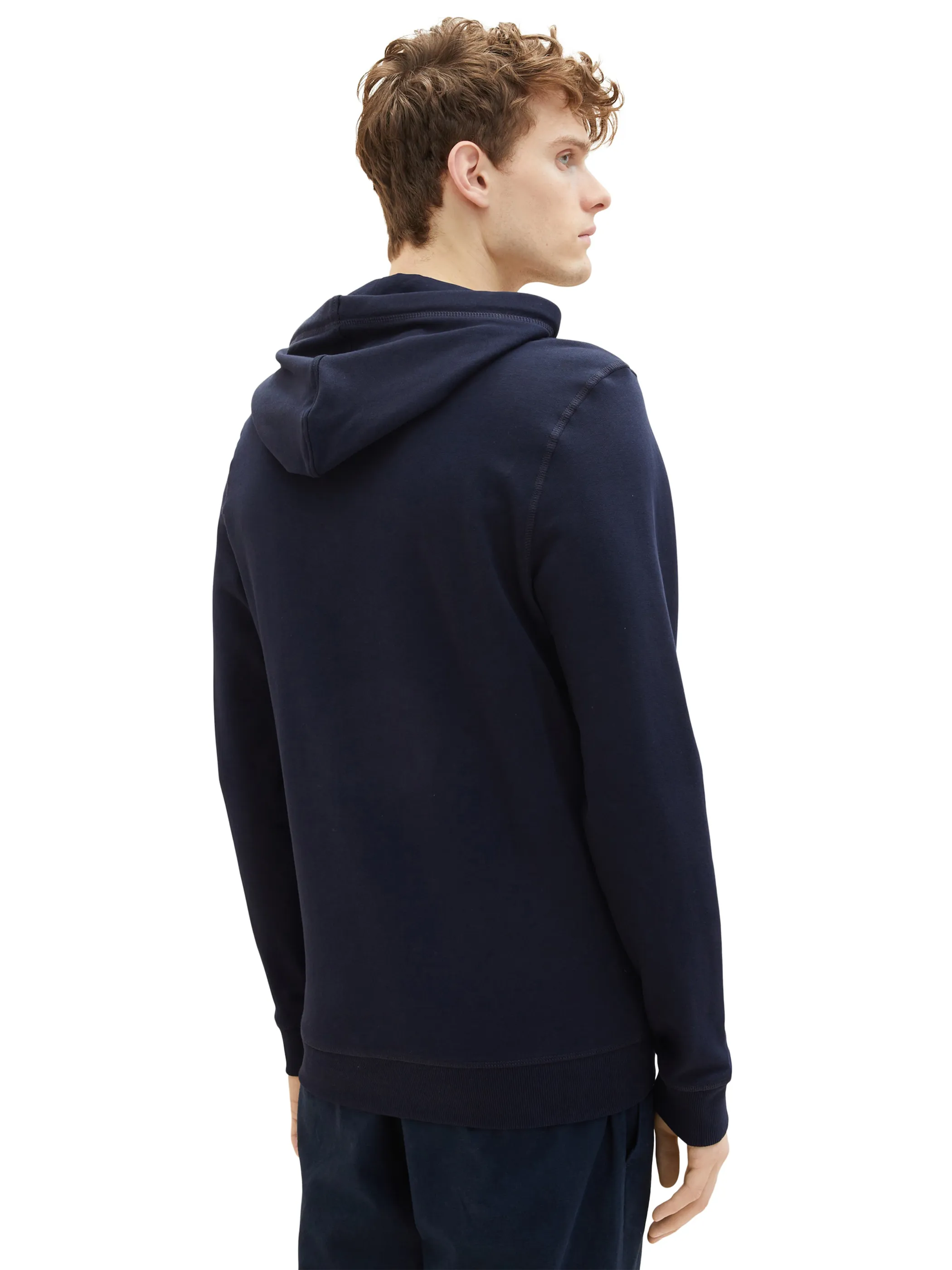 Tom Tailor 1038605 hoodie with print Blau 880532 10668 2