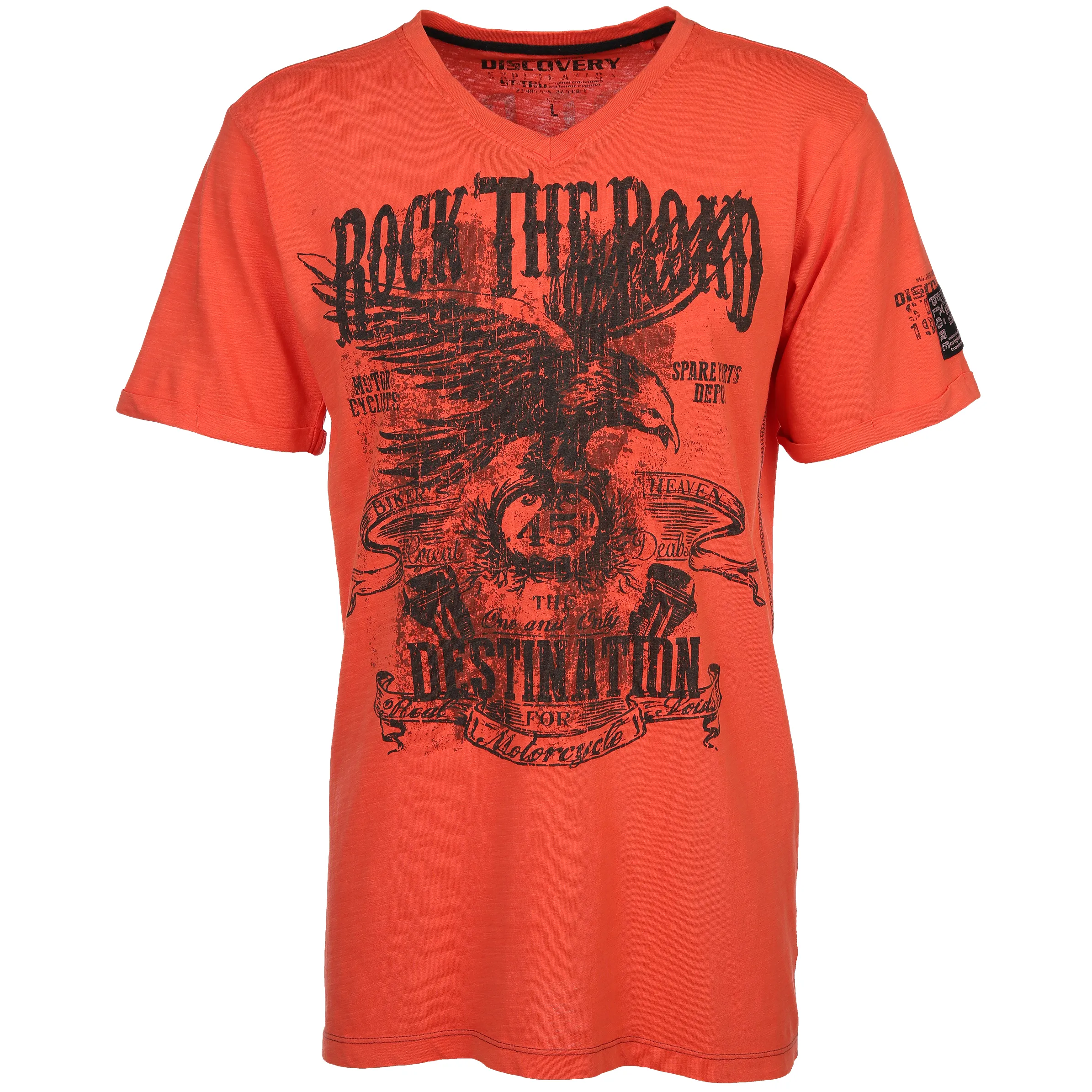 Southern Territory He. T-Shirt 1/2 Arm washer print Rot 878481 RED 1 Southern Territory He. T-Shirt 1/2 Arm washer print Rot 878481 RED 1
