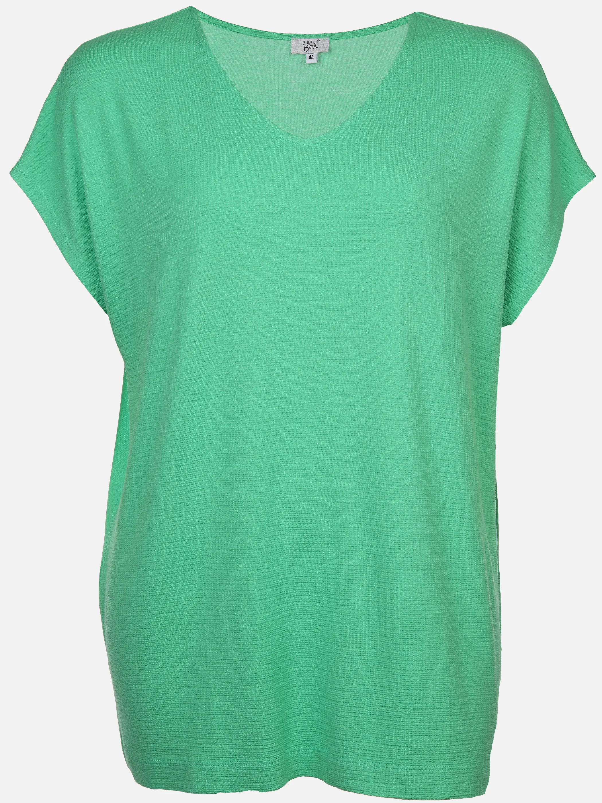Sonja Blank Da-gr.Gr. T-Shirt V-Ausschnitt Grün 890335 IRISHGREEN 1