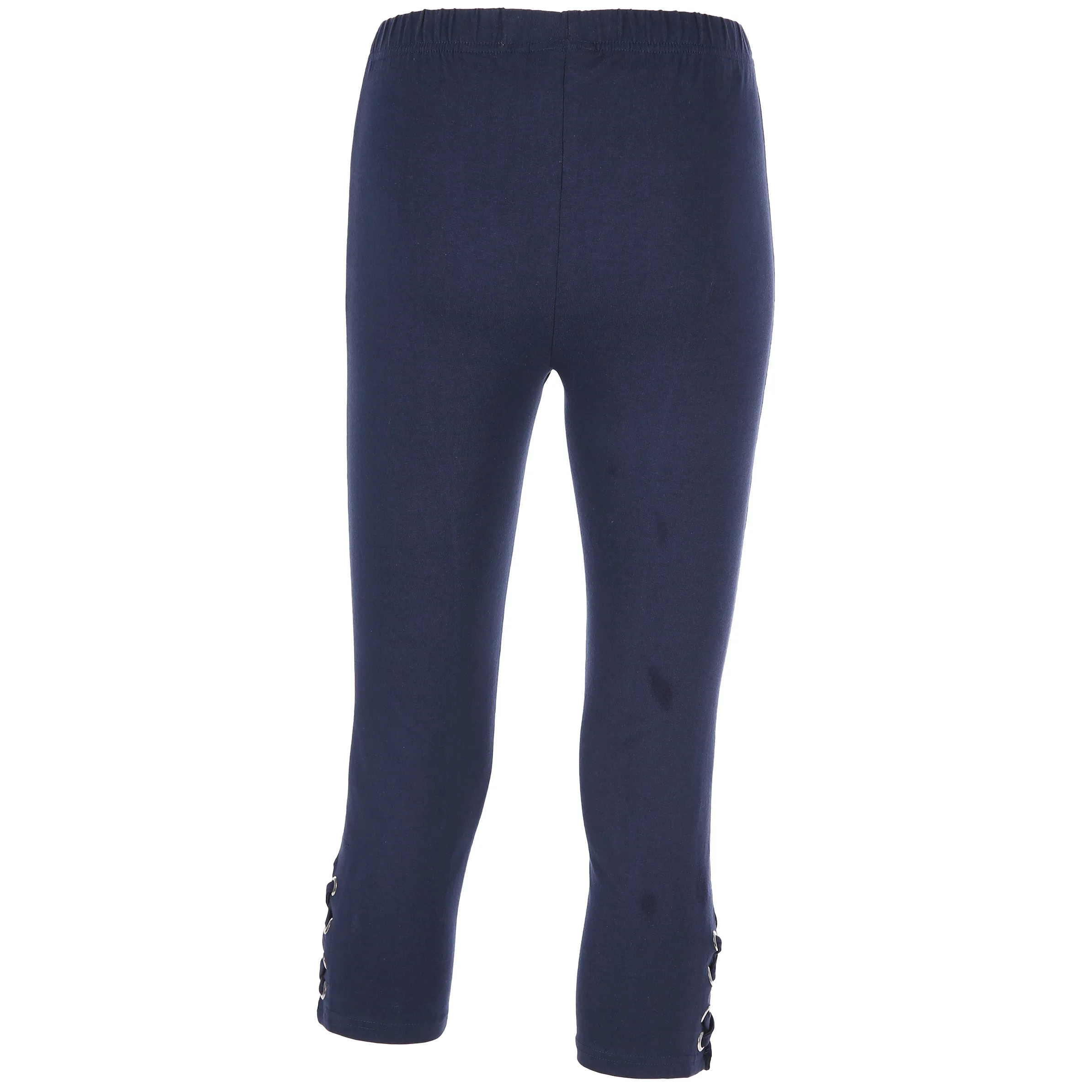 Boule Fashion Da-Capri-Leggings mit Ösen Blau 810403 NAVY 2