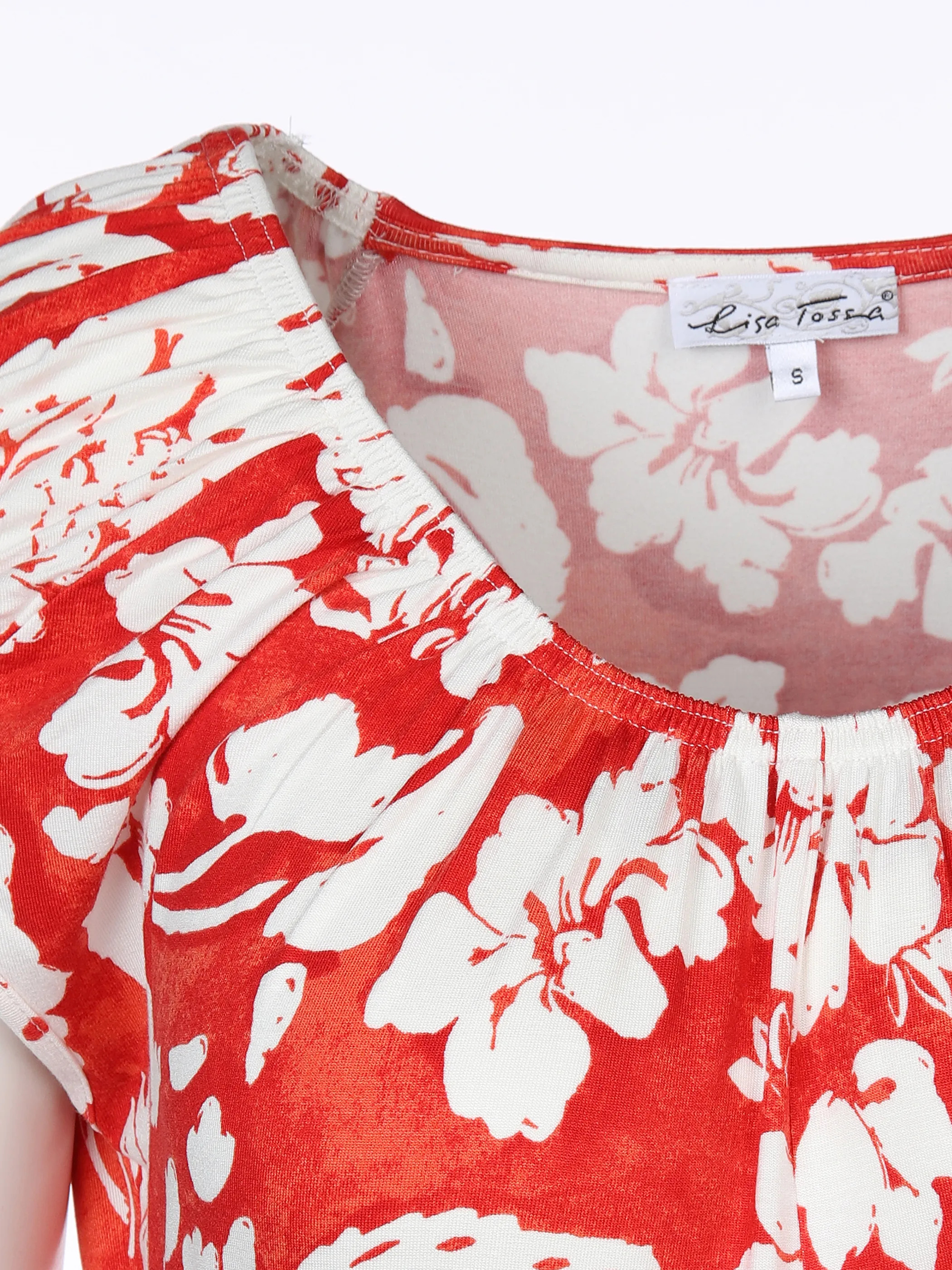 Lisa Tossa Da-Shirtkleid m. Alloverprint Rot 877767 ROT 3 Lisa Tossa Da-Shirtkleid m. Alloverprint Rot 877767 ROT 3