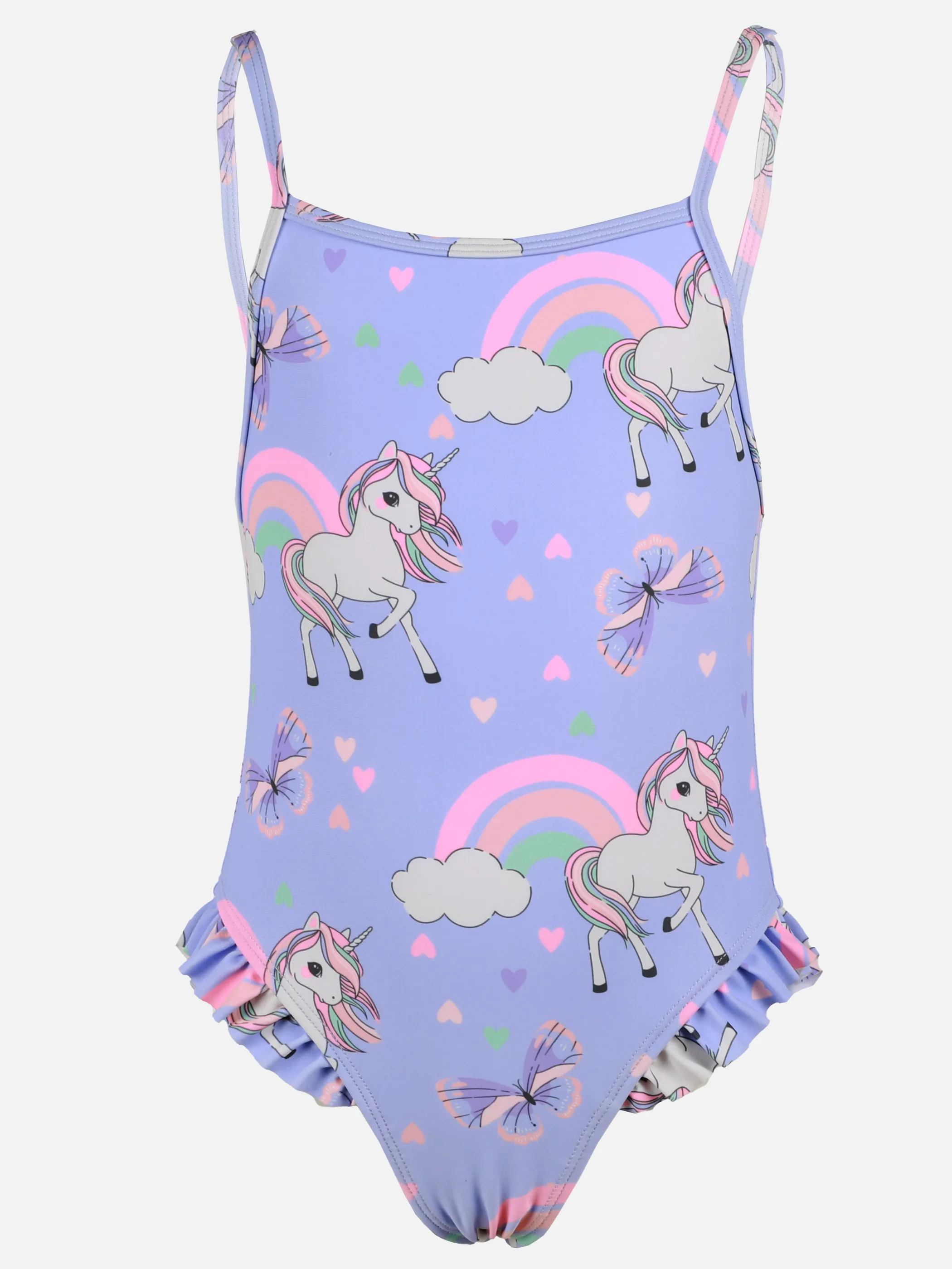 Grinario Sports Kl. Md- Badeanzug Einhorn Blau 906602 UNICORN 1