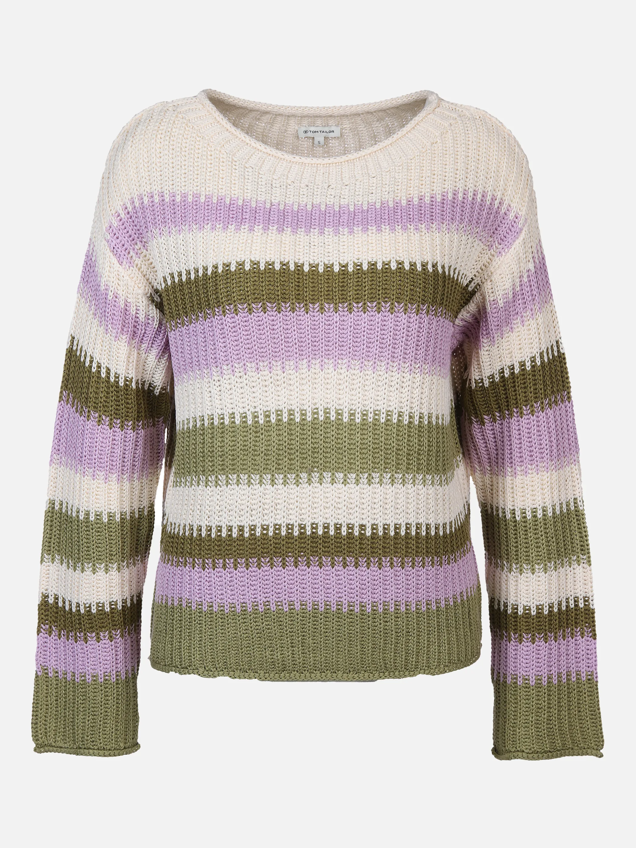 Tom Tailor 1030370 Pullover multicolor Weiß 861064 29232 1