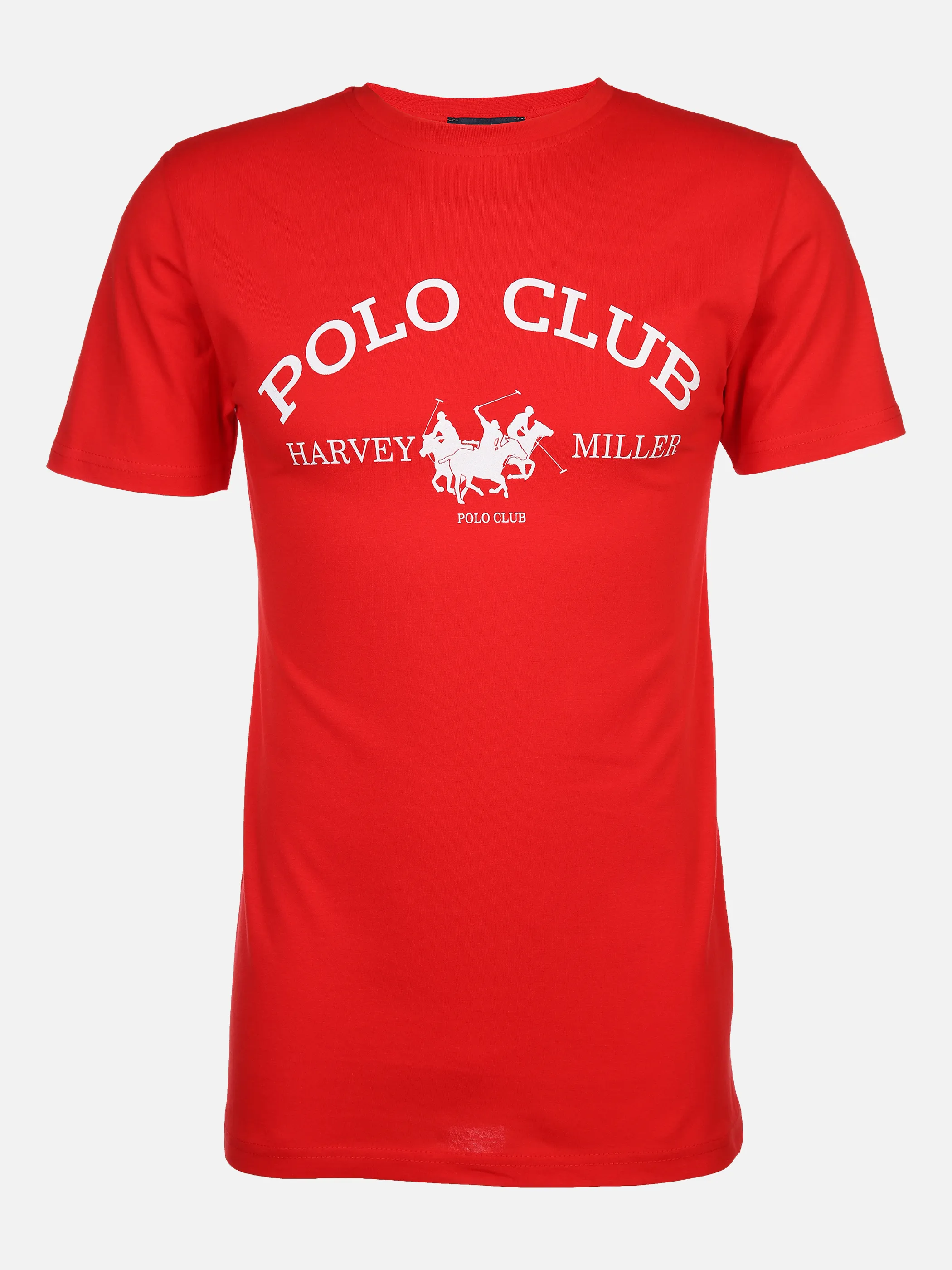 Harvey Miller He. T-Shirt 1/2 Arm Logo Rot 882848 RED 1