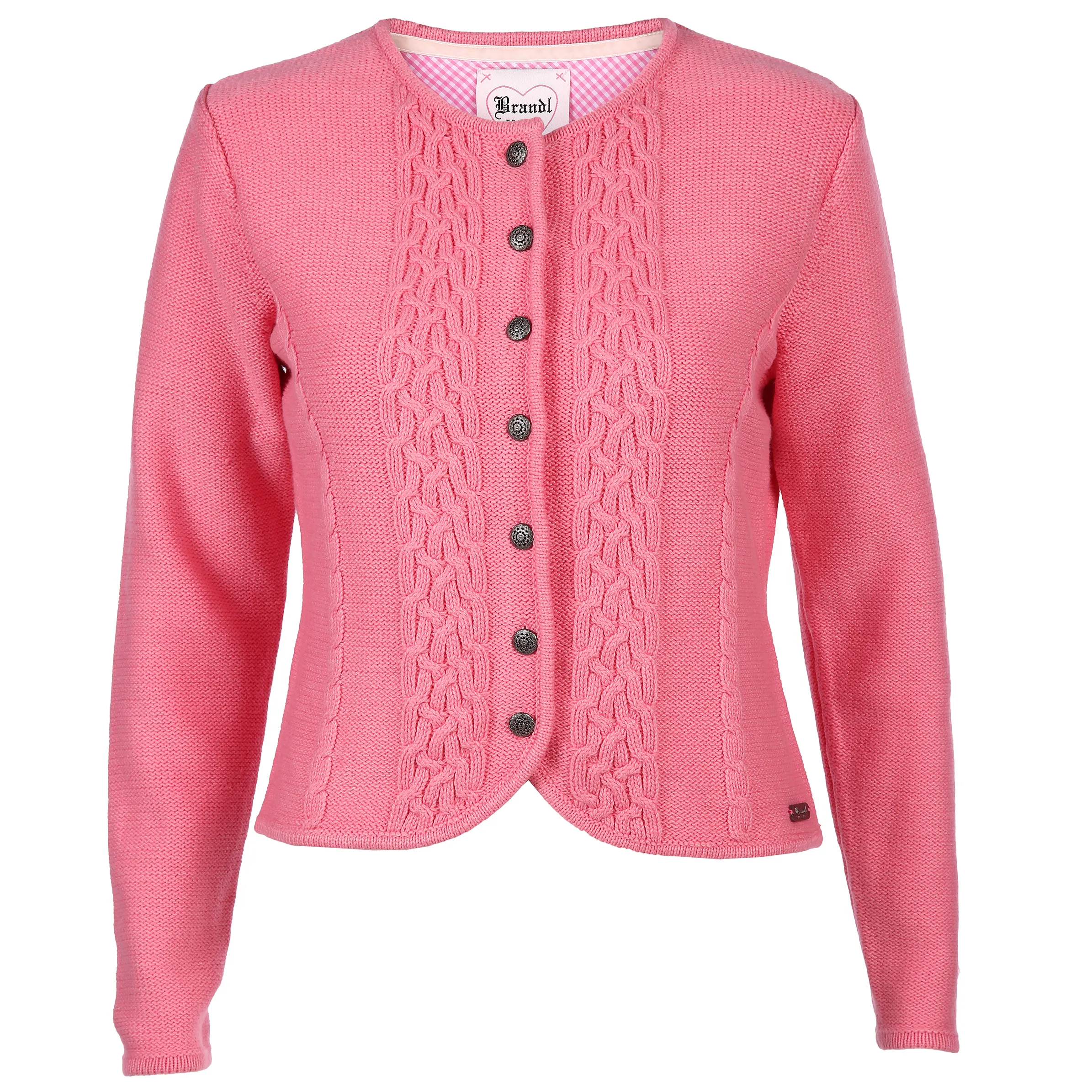 Brandl Tracht Da-Trachtencardigan Zopfmuster Rosa 812874 ROSE MEL 1