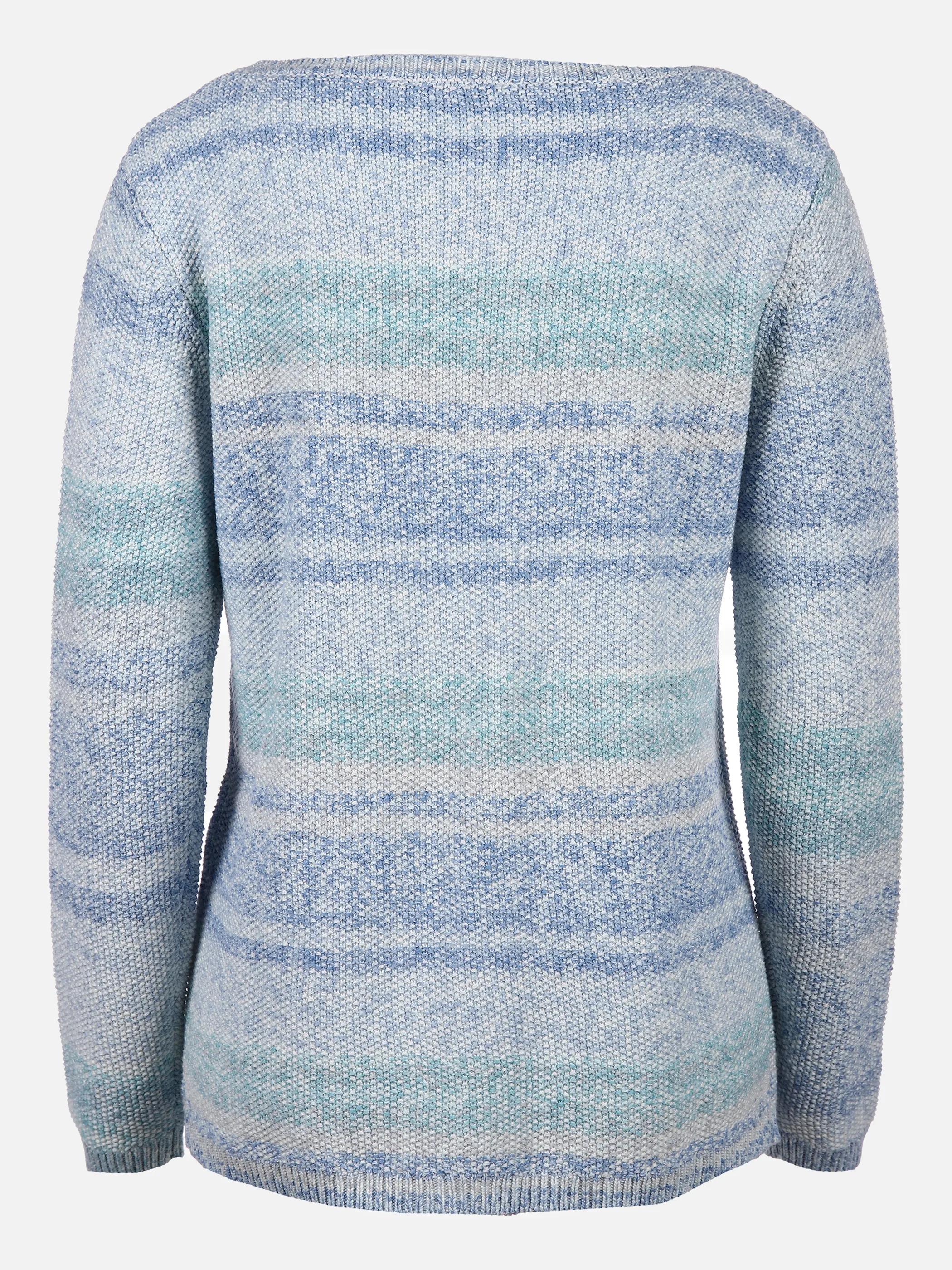 Lisa Tossa Da-Pullover Rundhals Blau 851001 BLUE/SALBE 2