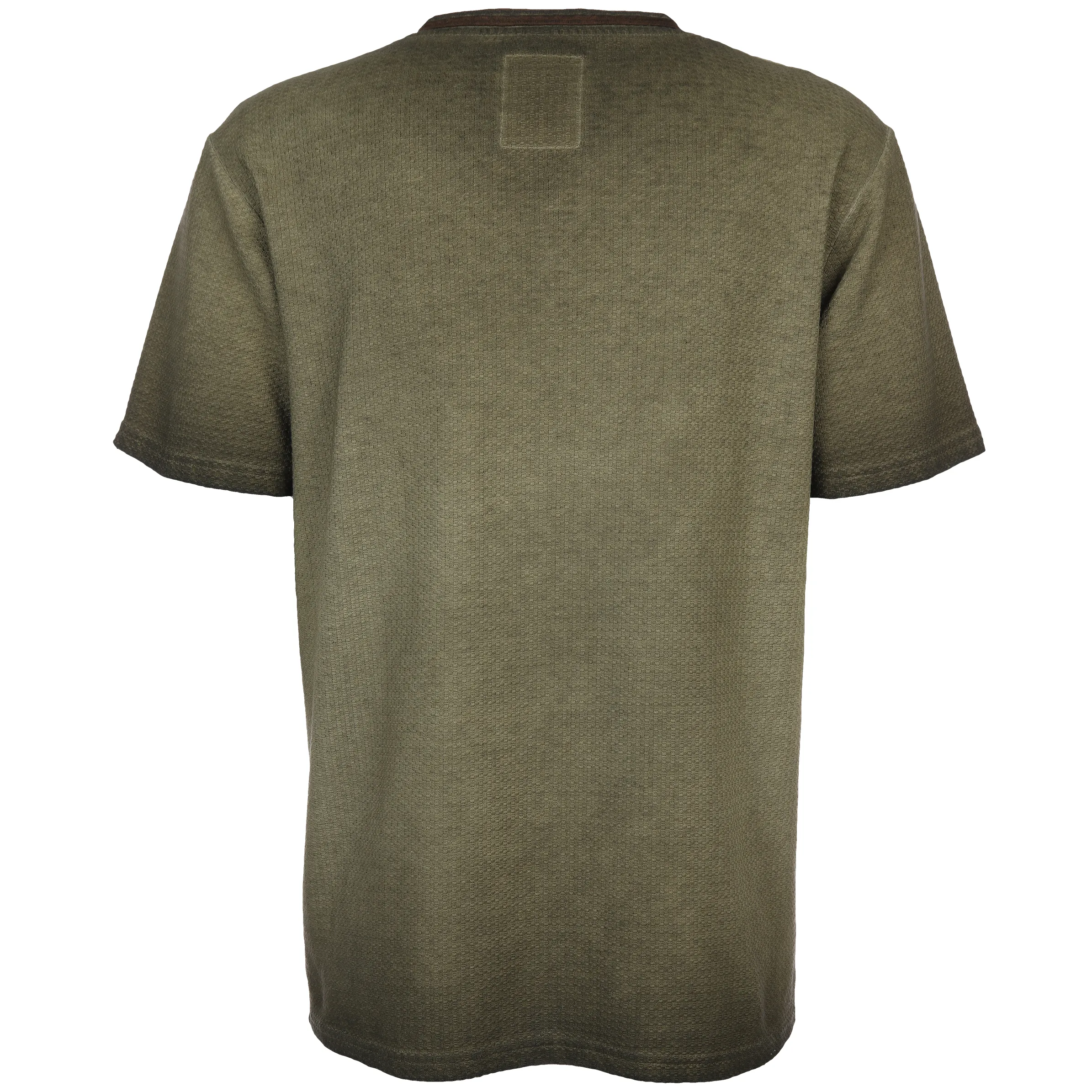 Southern Territory He. Henleyshirt 1/2 Arm suede 2in1 Oliv 886498 OLIVE 2