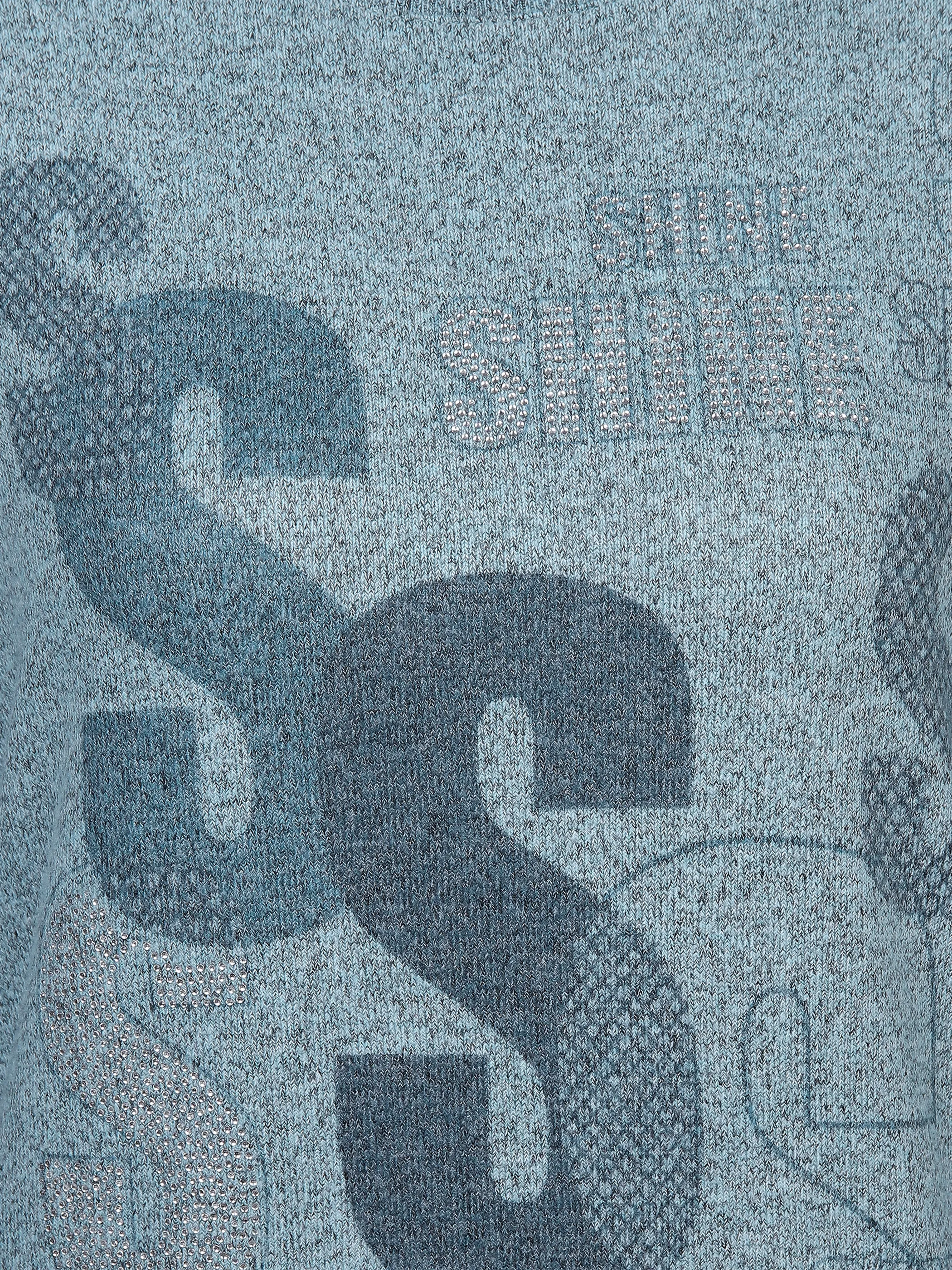 Sure Da-Flauschshirt m.Frontprint Blau 872109 MINZE MEL. 3 Sure Da-Flauschshirt m.Frontprint Blau 872109 MINZE MEL. 3