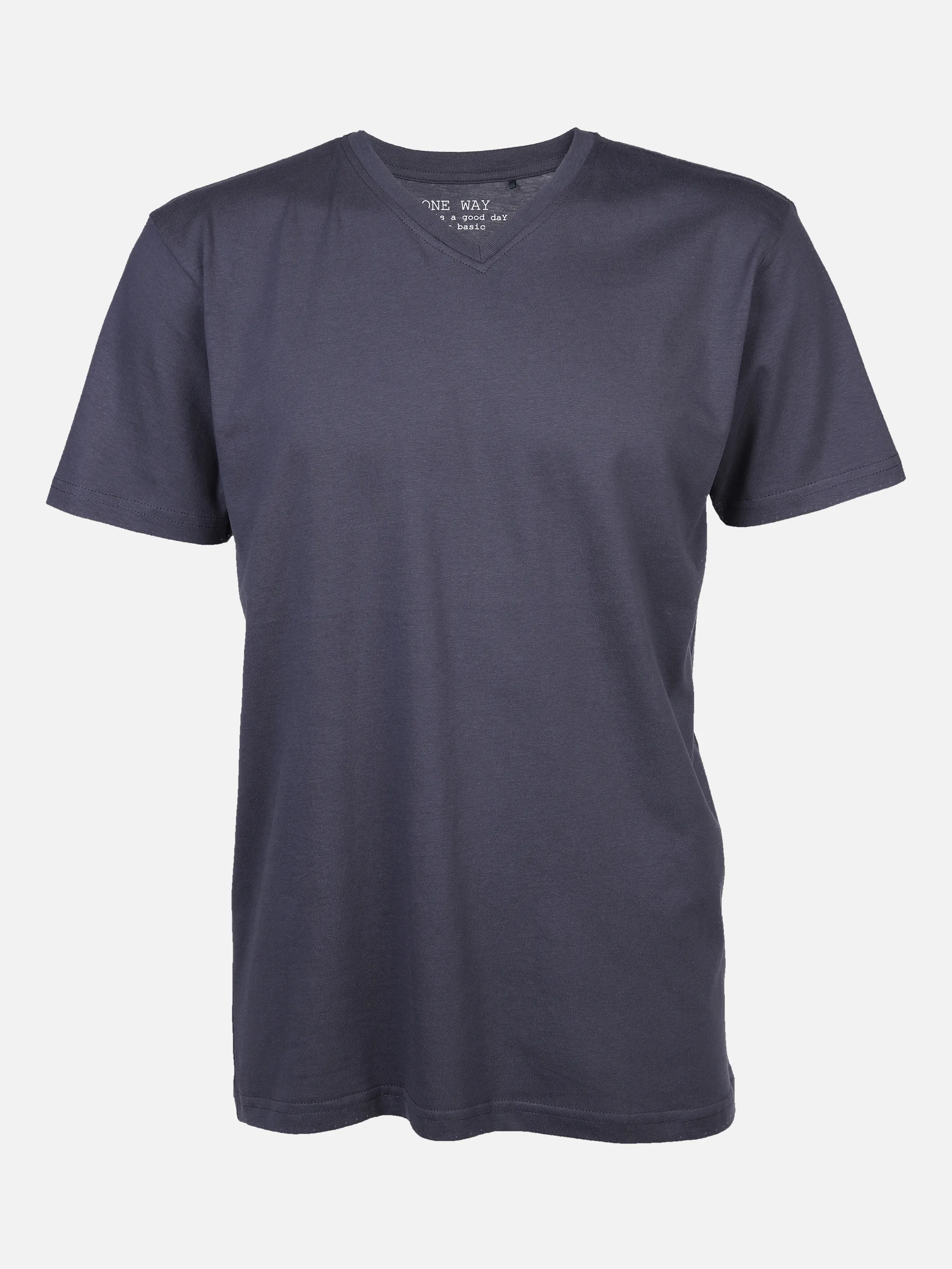 One Way YF-He-T-Shirt, Basic Blau 869559 BLUE 1