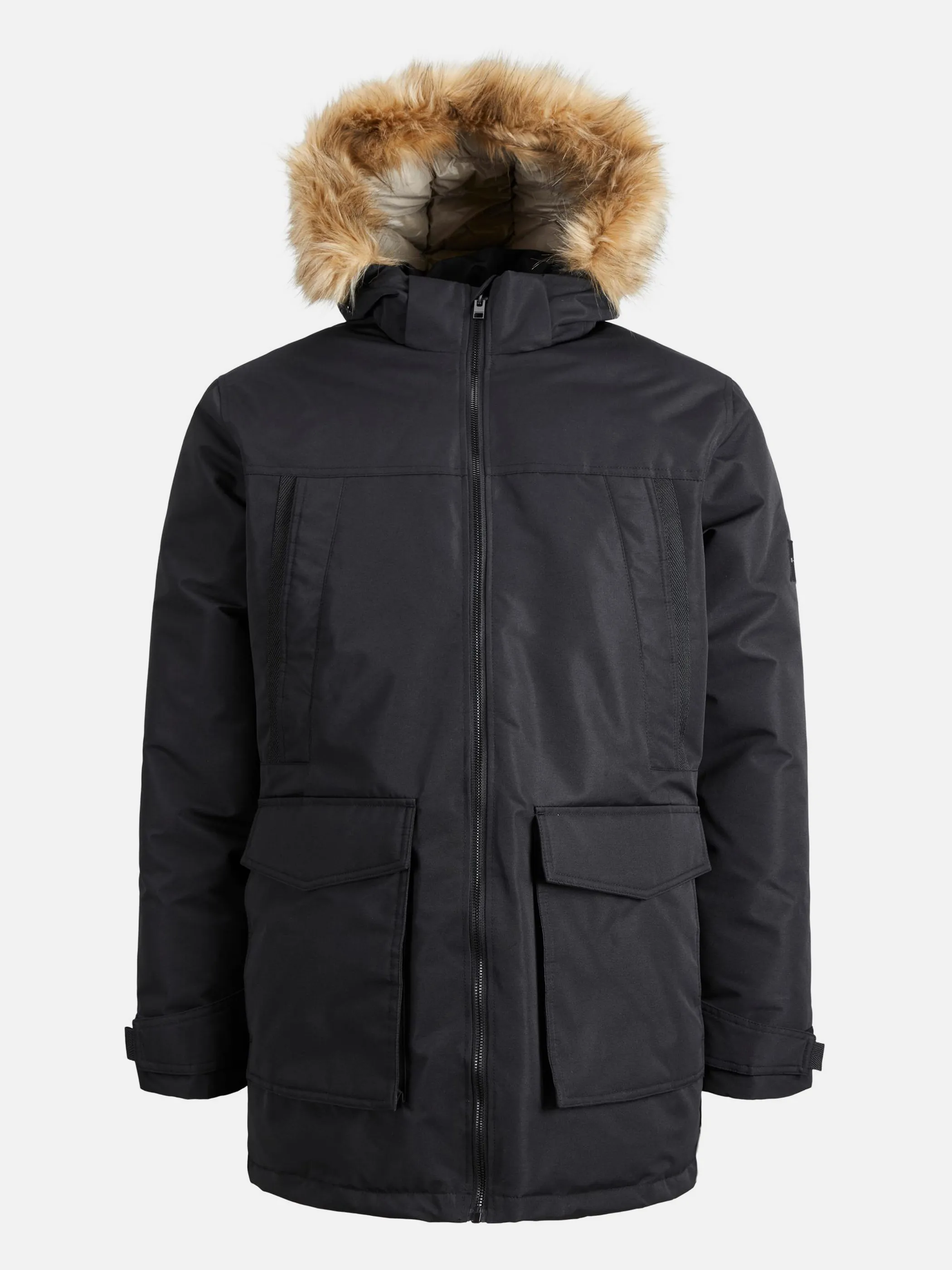 Jack Jones 12211773 JJECRAFT PARKA SN Schwarz 864764 178012 1