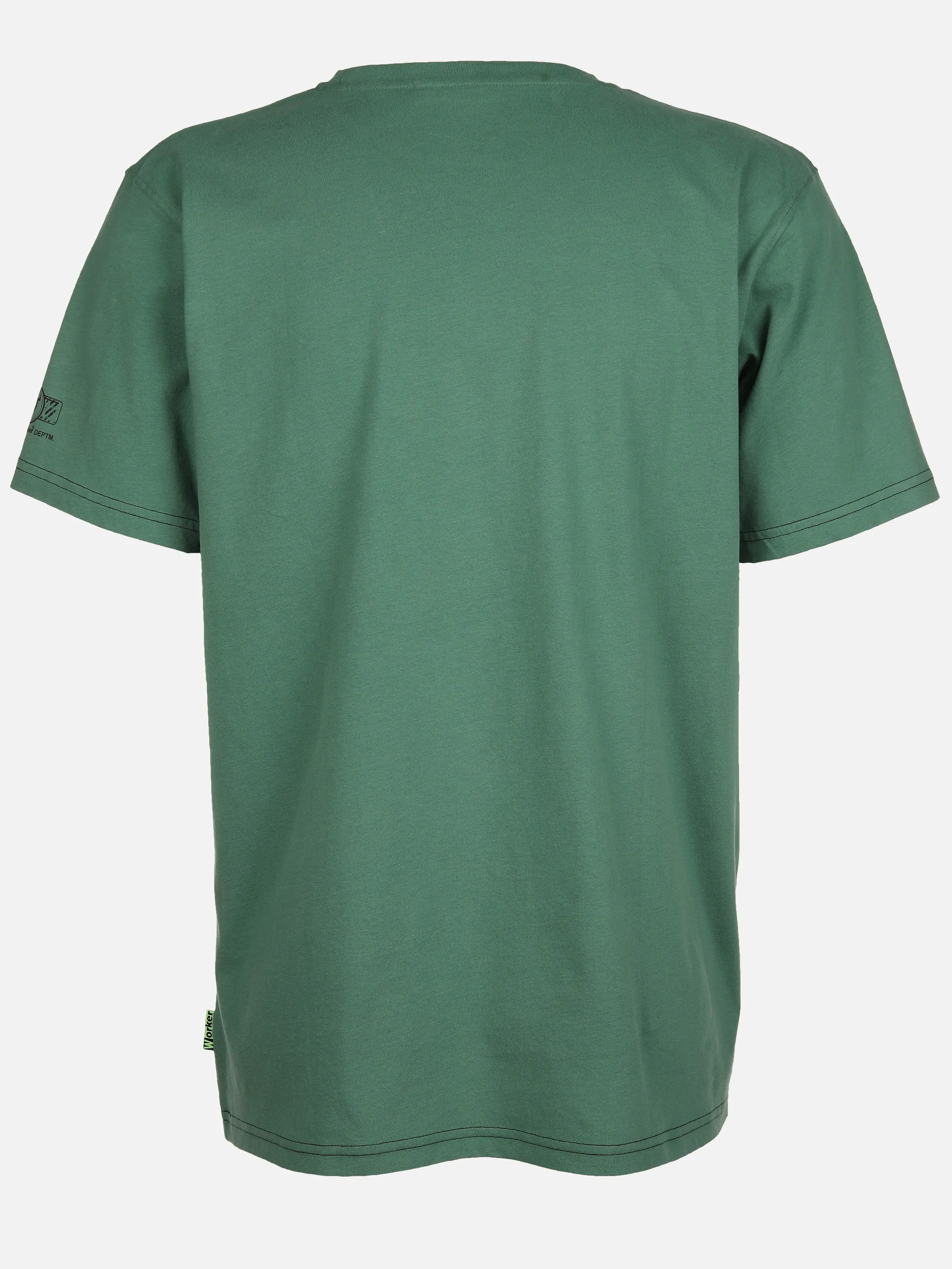 Worker He. T-Shirt 1/2 Arm Sprüche Grün 889118 GREEN 2