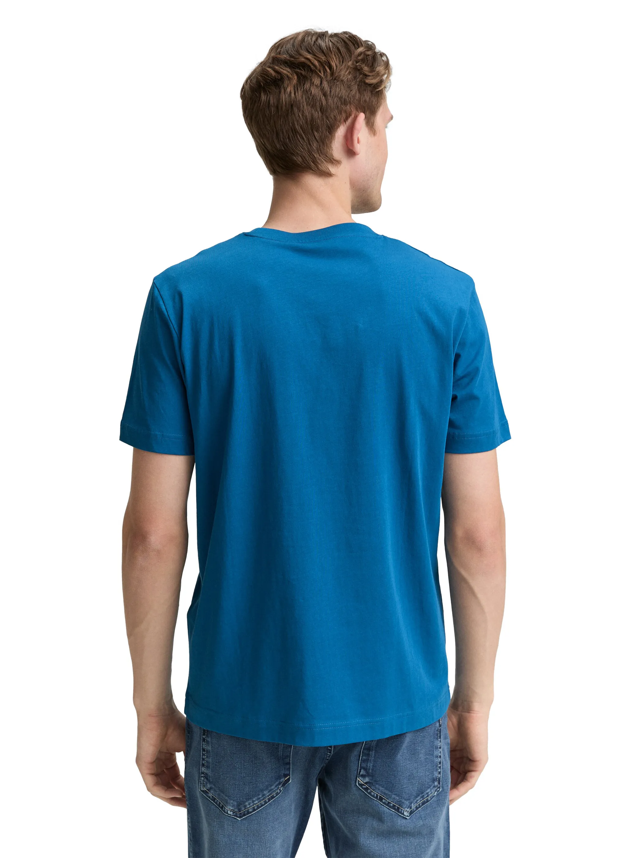 Tom Tailor 1046789 t-shirt with print Türkis 910584 28857 2