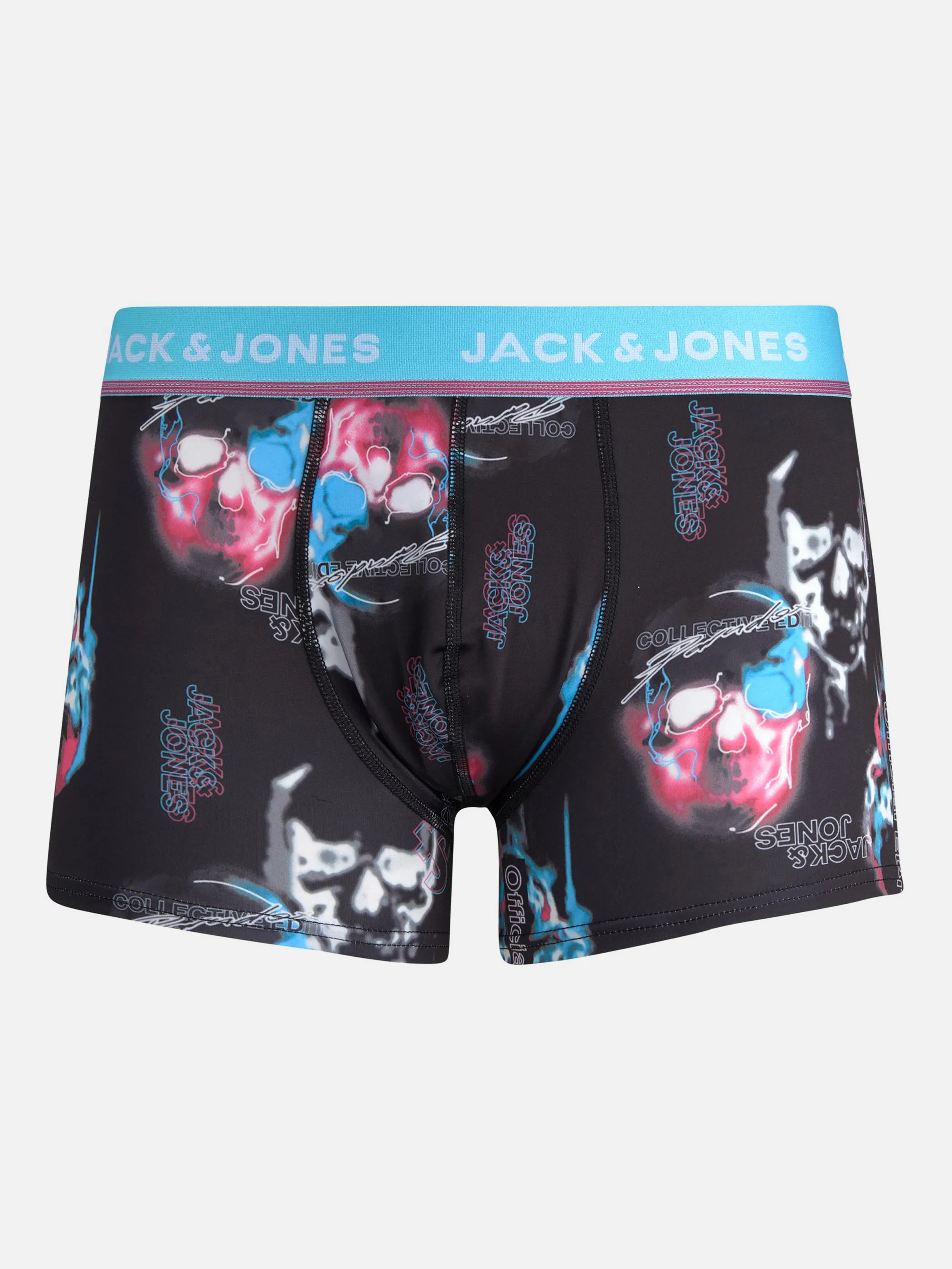 Jack Jones 12209913 JACROWAN SKULL MICROF Schwarz 863569 178012001 3