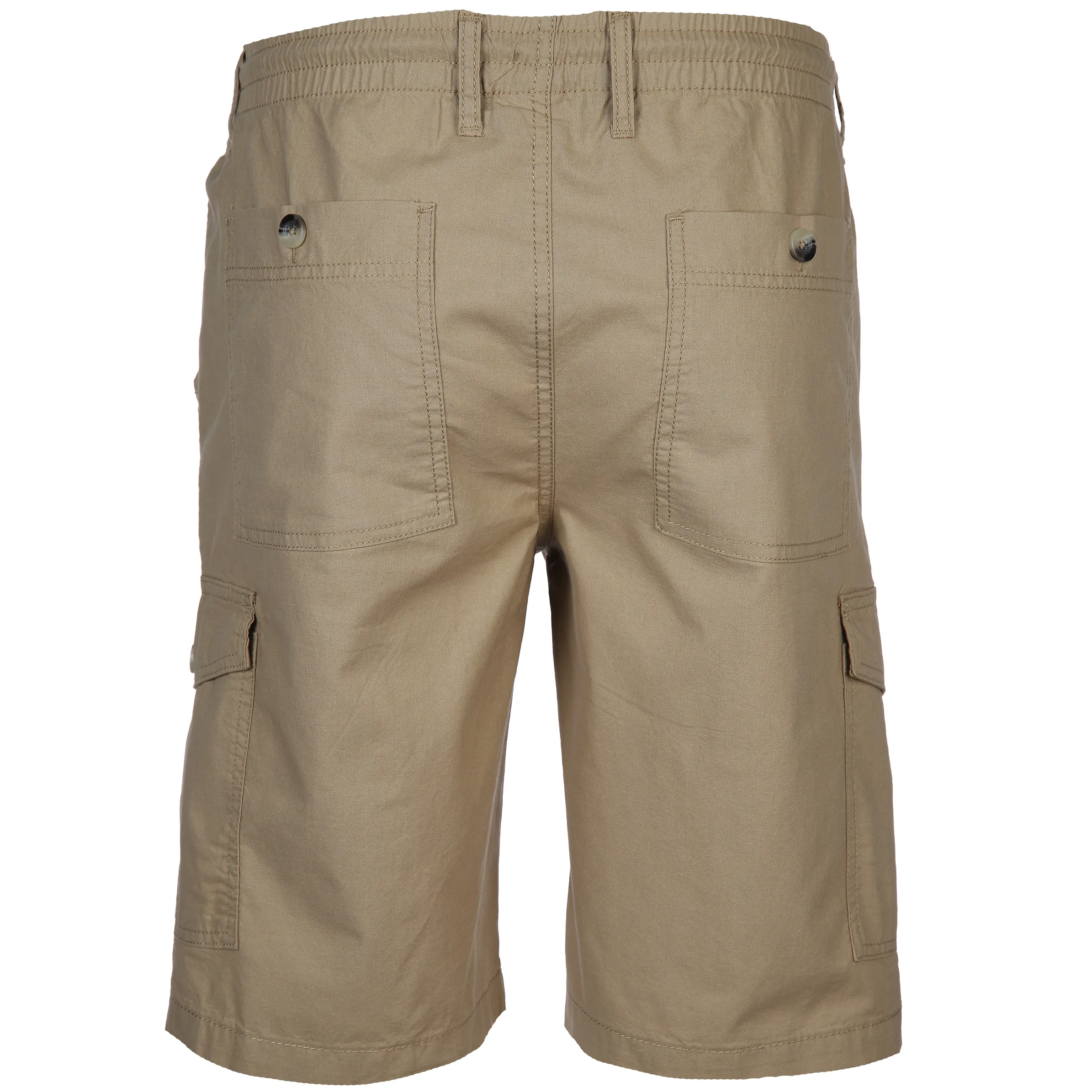 Marcel Battiston He. Cotton Sheeting Short Grau 834531 STONE 2