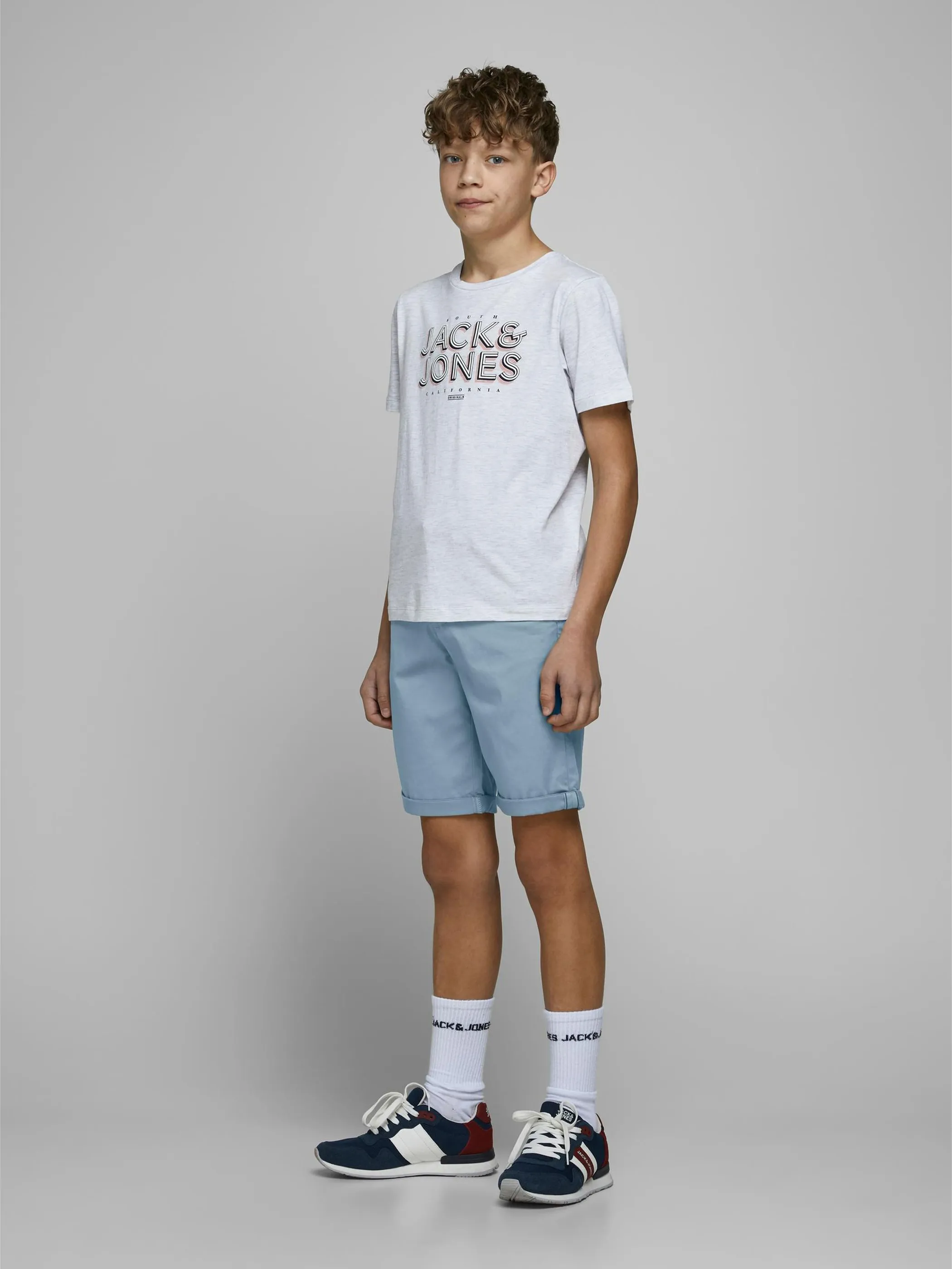 Jack&Jones Junior 12172213 JPSTBOWIE JJSHORTS SO Blau 862972 175815 4